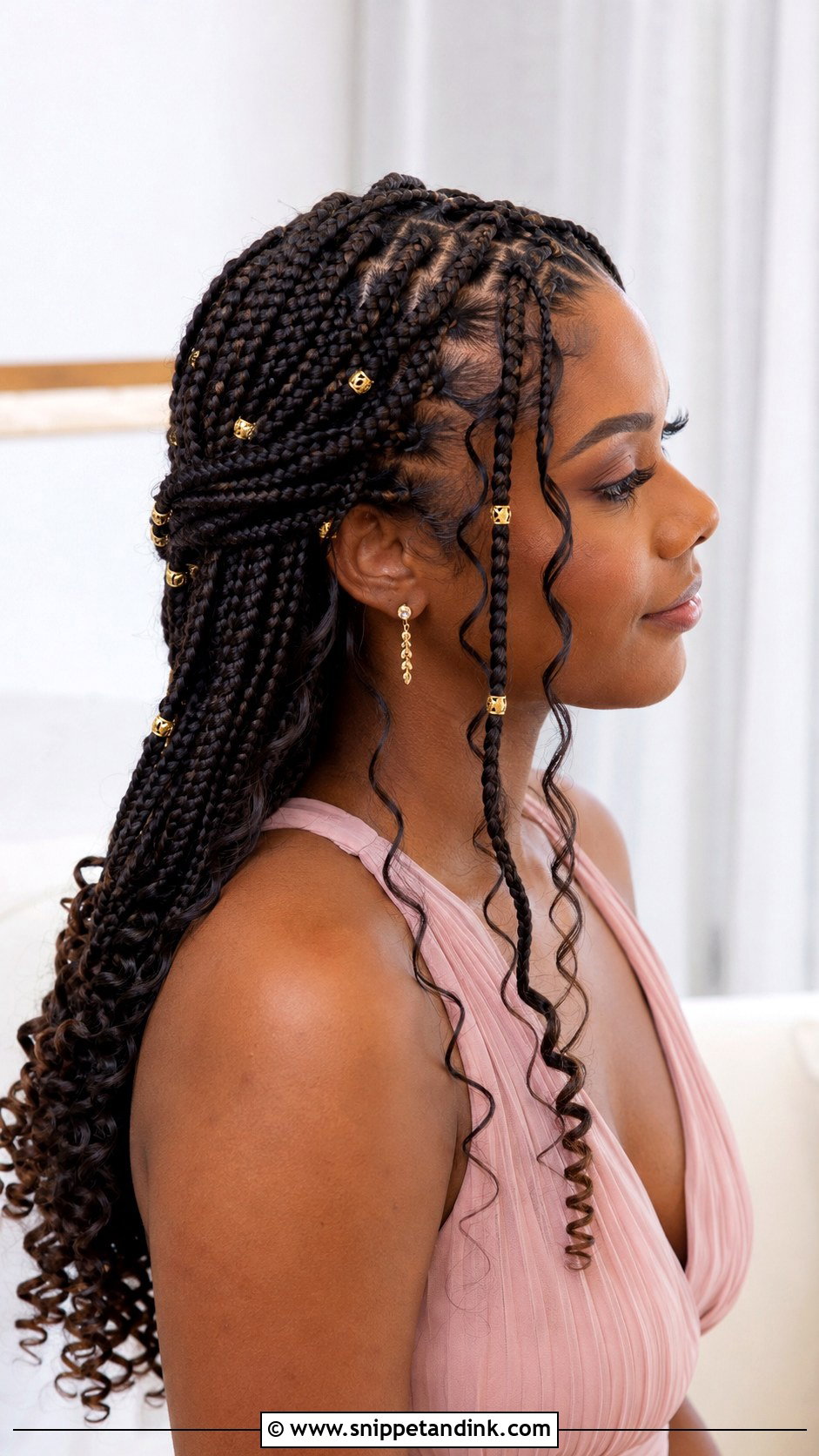 Cornrow Updo Wedding Hairstyle - Snippet and Ink - 20 Black Wedding Hairstyles for Bridesmaids
