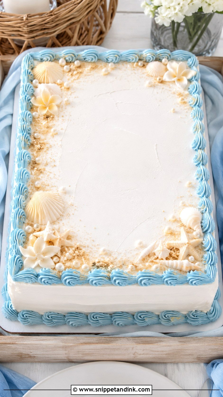 Costco Wedding Sheet Cake With Beach Theme - Snippet and Ink - 20 Costco Wedding Sheet Cake Ideas