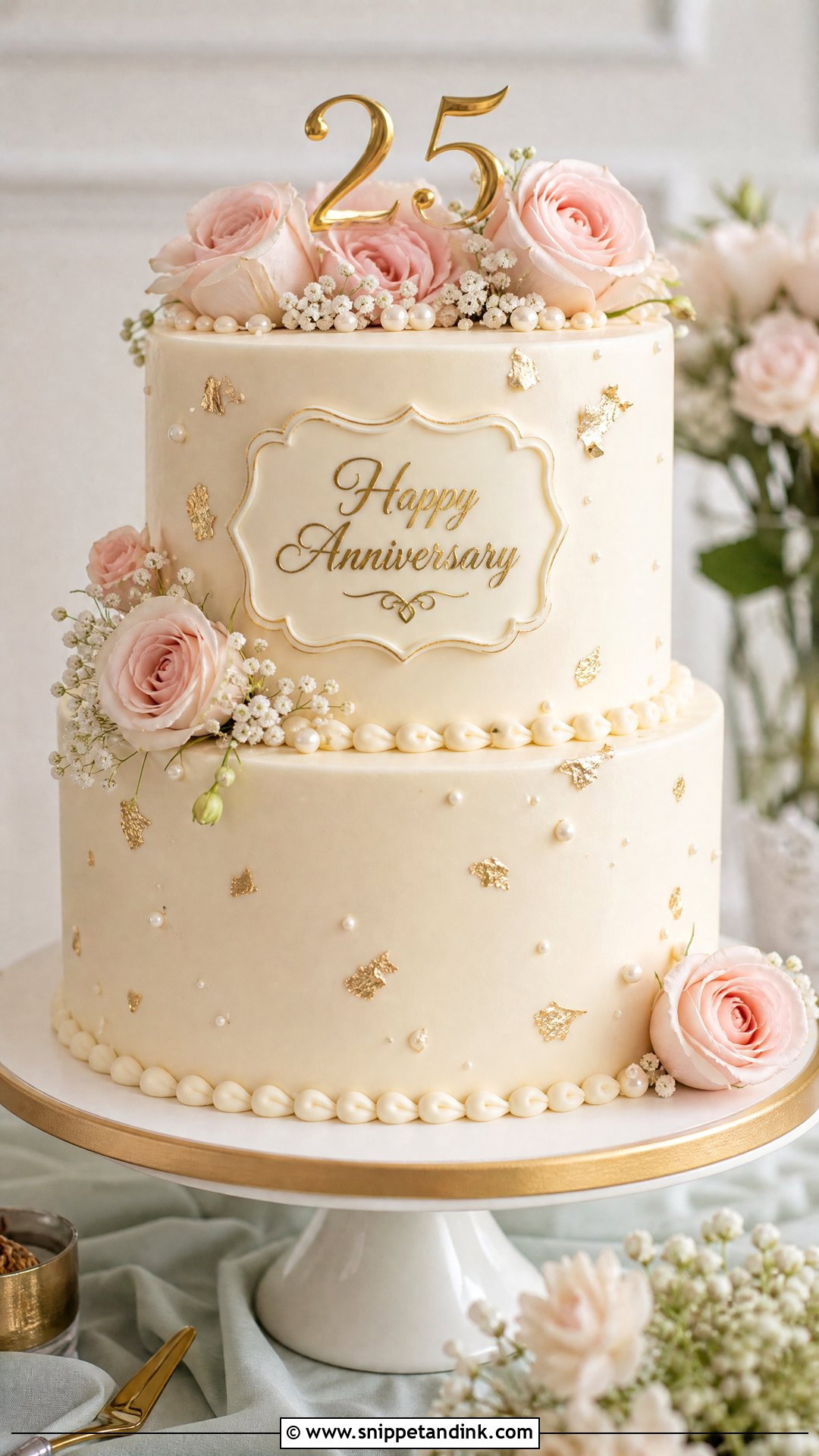 Couple Anniversary Cake - Snippet and Ink - 30 Couple Cake Ideas