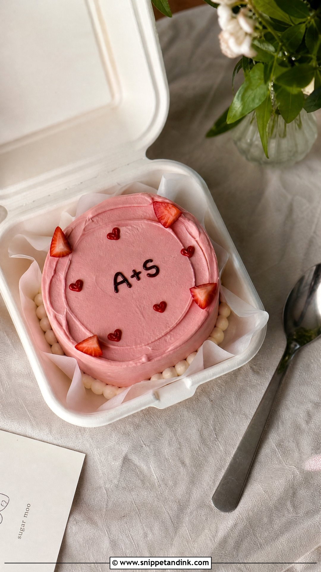 Couple Bento Cake - Snippet and Ink - 30 Couple Cake Ideas