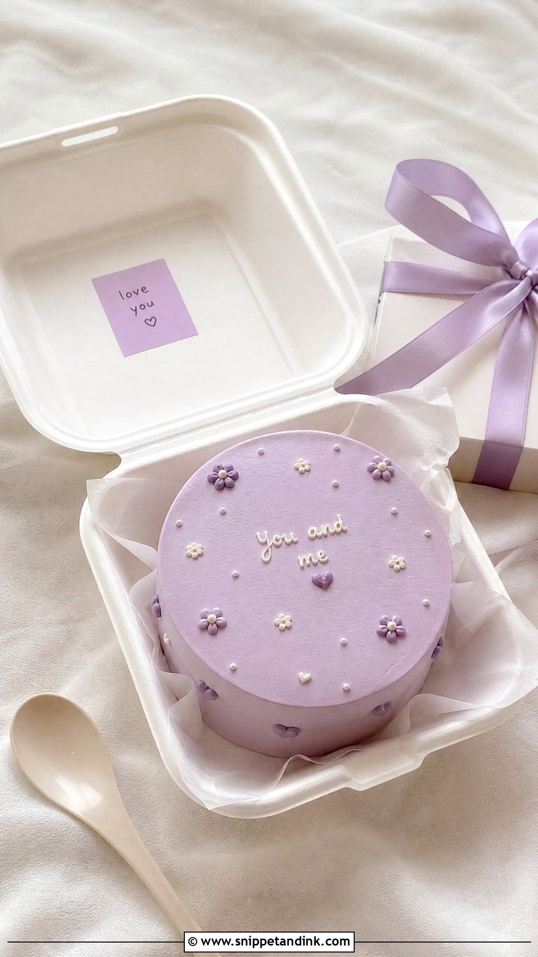 Couple Bento Cake - Snippet and Ink - 30 Couple Cake Designs