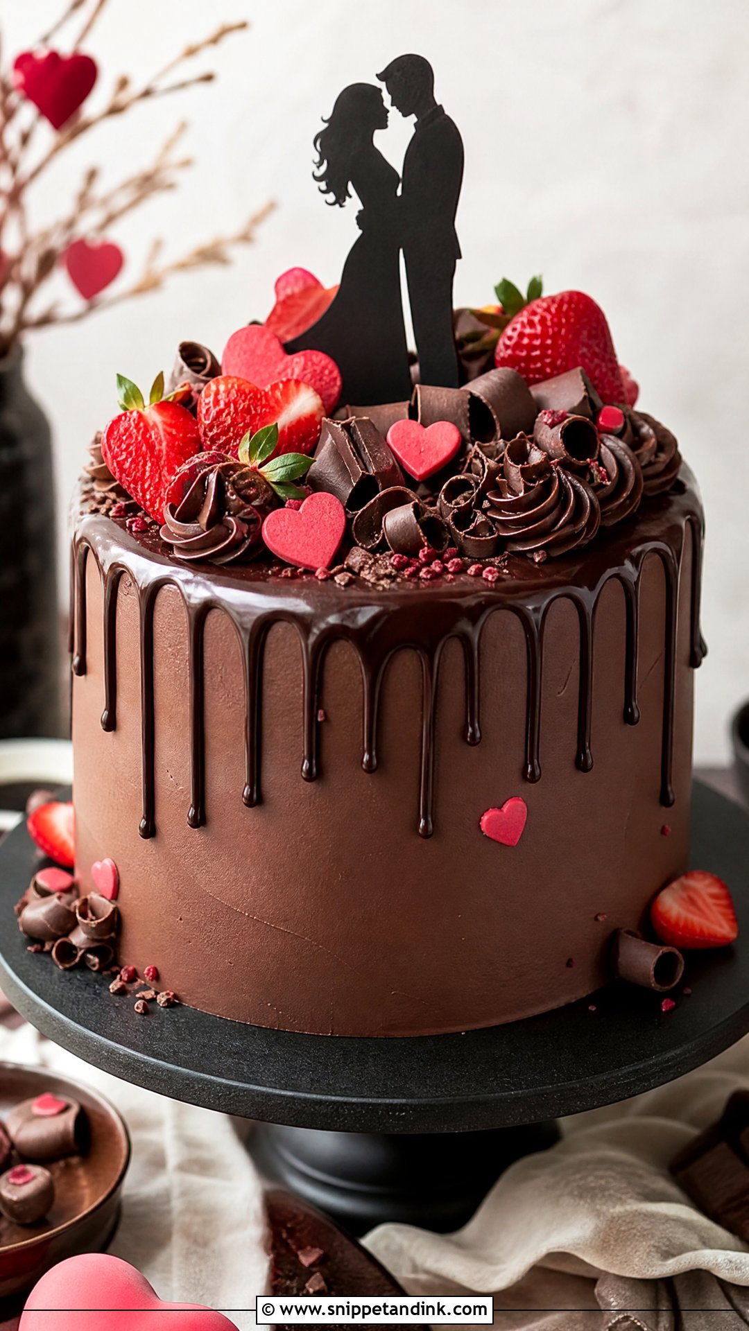 Couple Chocolate Cake - Snippet and Ink - 30 Couple Cake Designs
