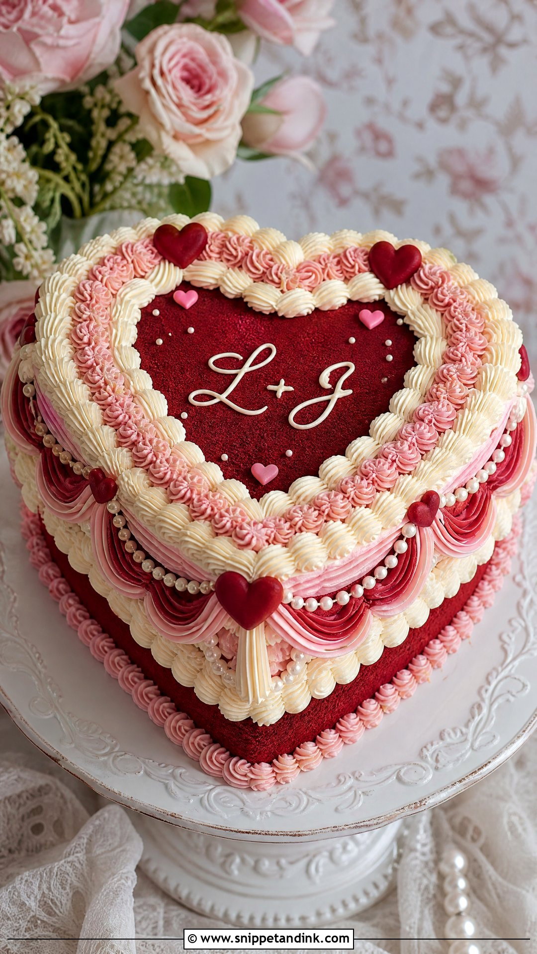 Couple Lambeth Cake - Snippet and Ink - 30 Couple Cake Ideas