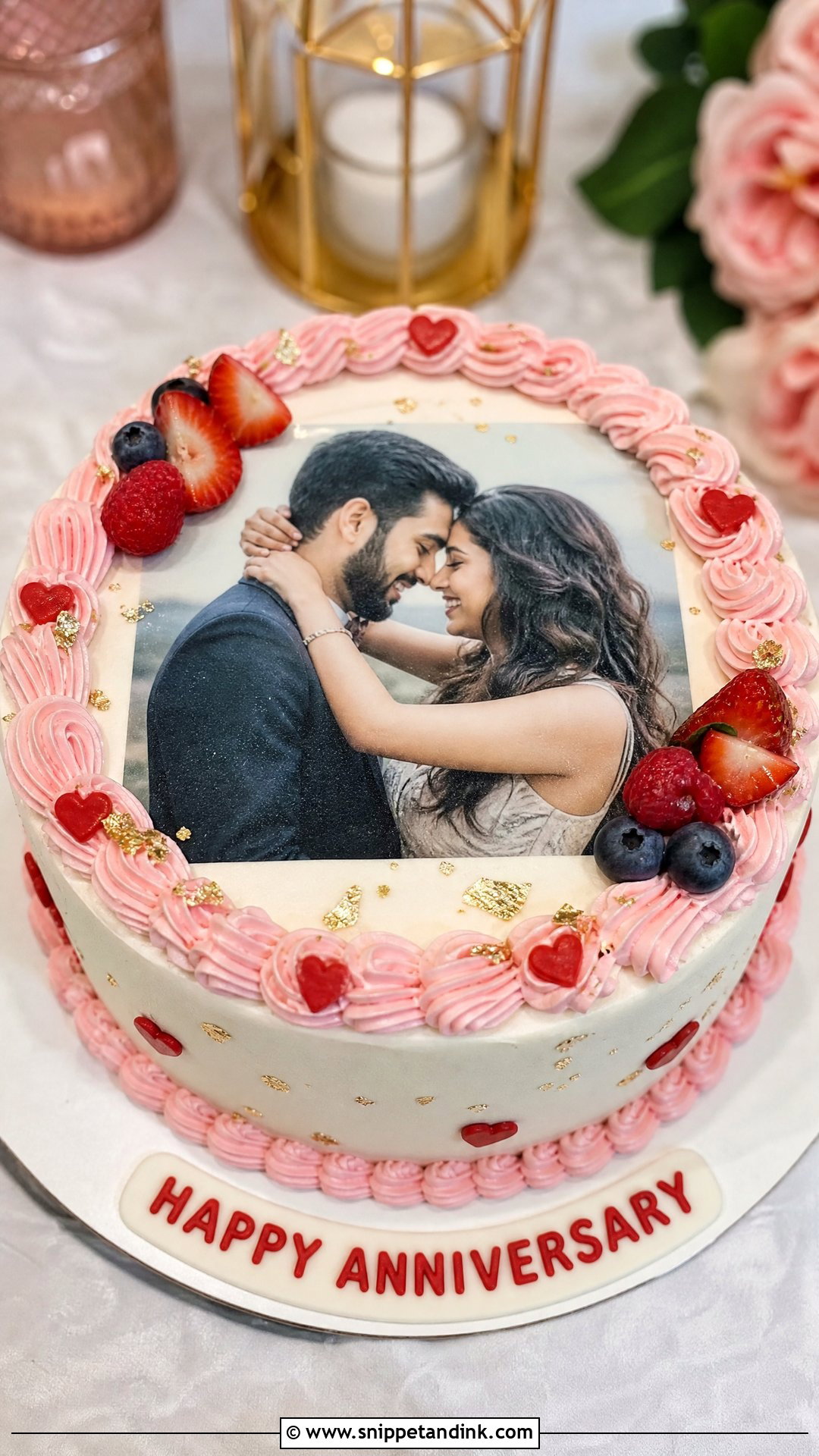 Couple Photo Cake - Snippet and Ink - 30 Couple Cake Ideas