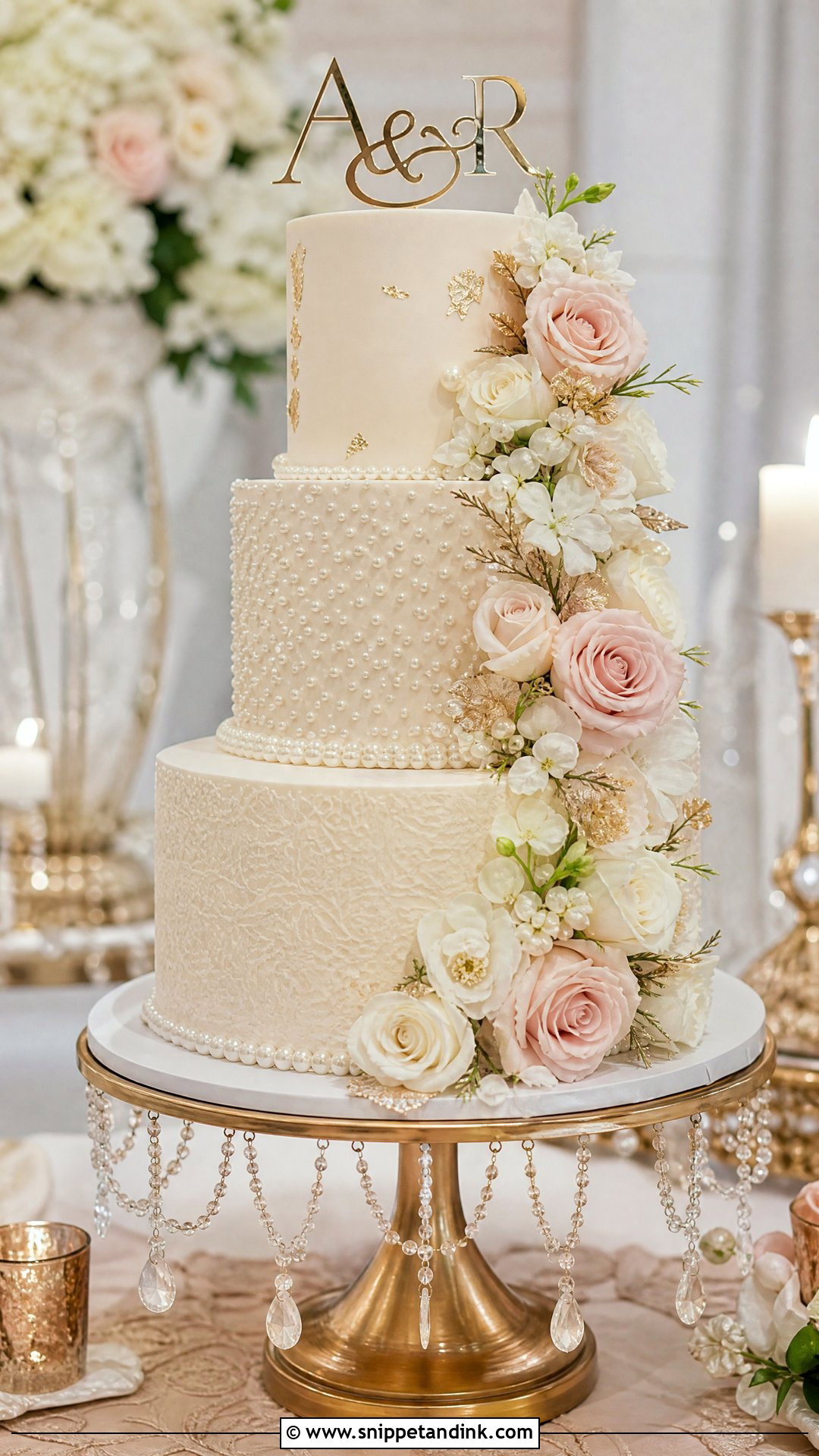 Couple Tier Cake - Snippet and Ink - 30 Couple Cake Designs