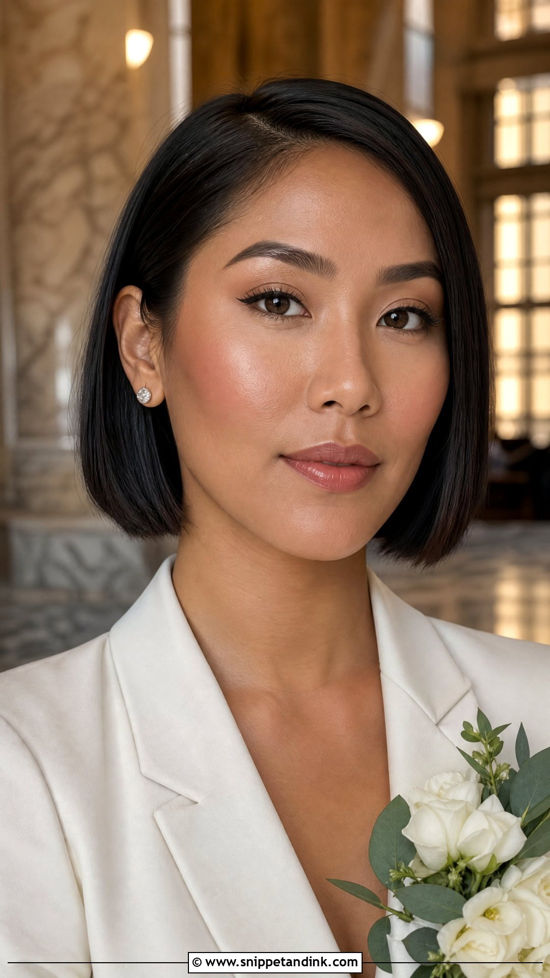 Courthouse Natural Wedding Makeup - Snippet and Ink - 25 Light Natural Wedding Makeup Looks
