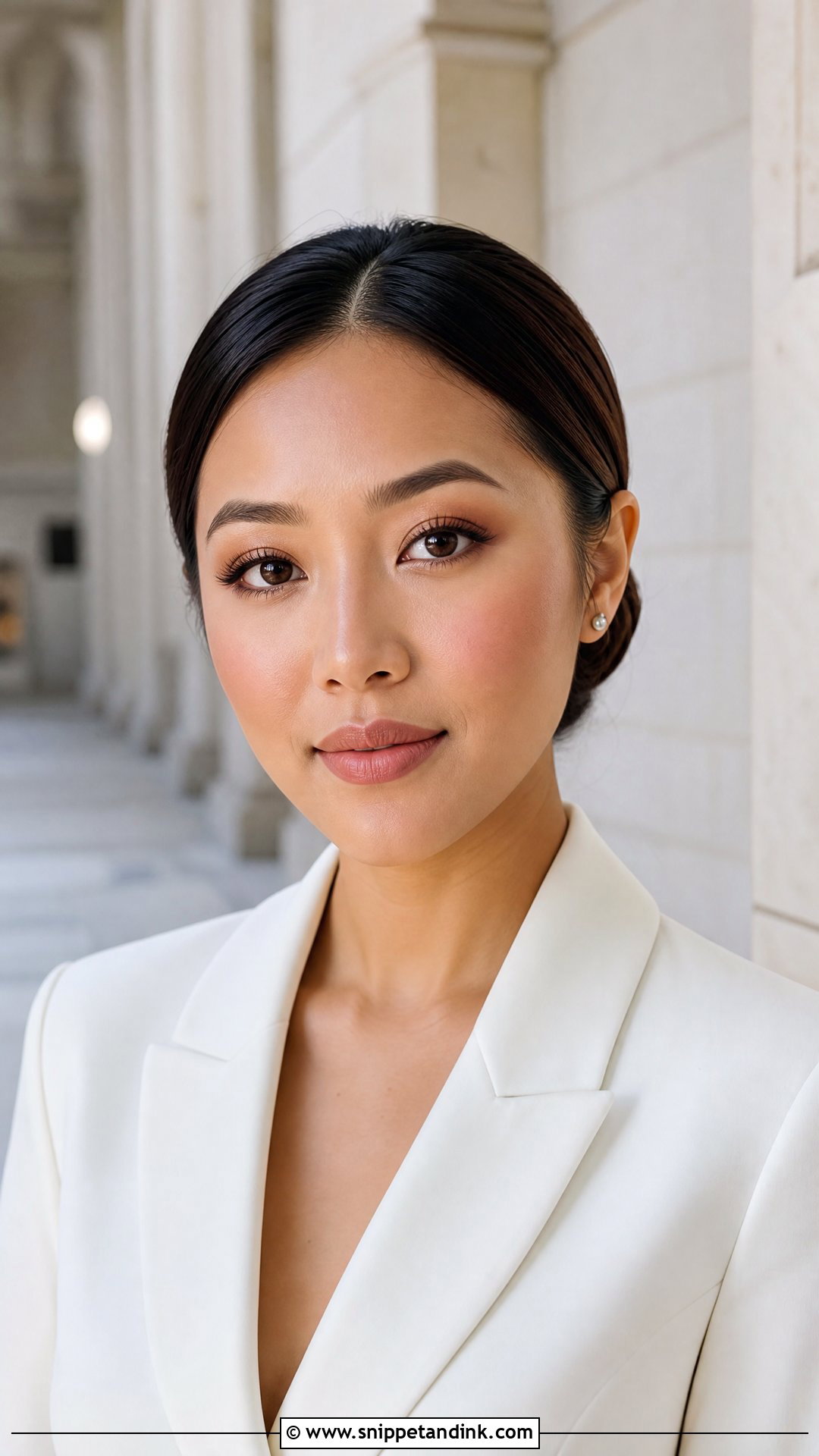 Courthouse No Makeup Wedding Look - Snippet and Ink - 20 No Makeup Look for Wedding Ideas