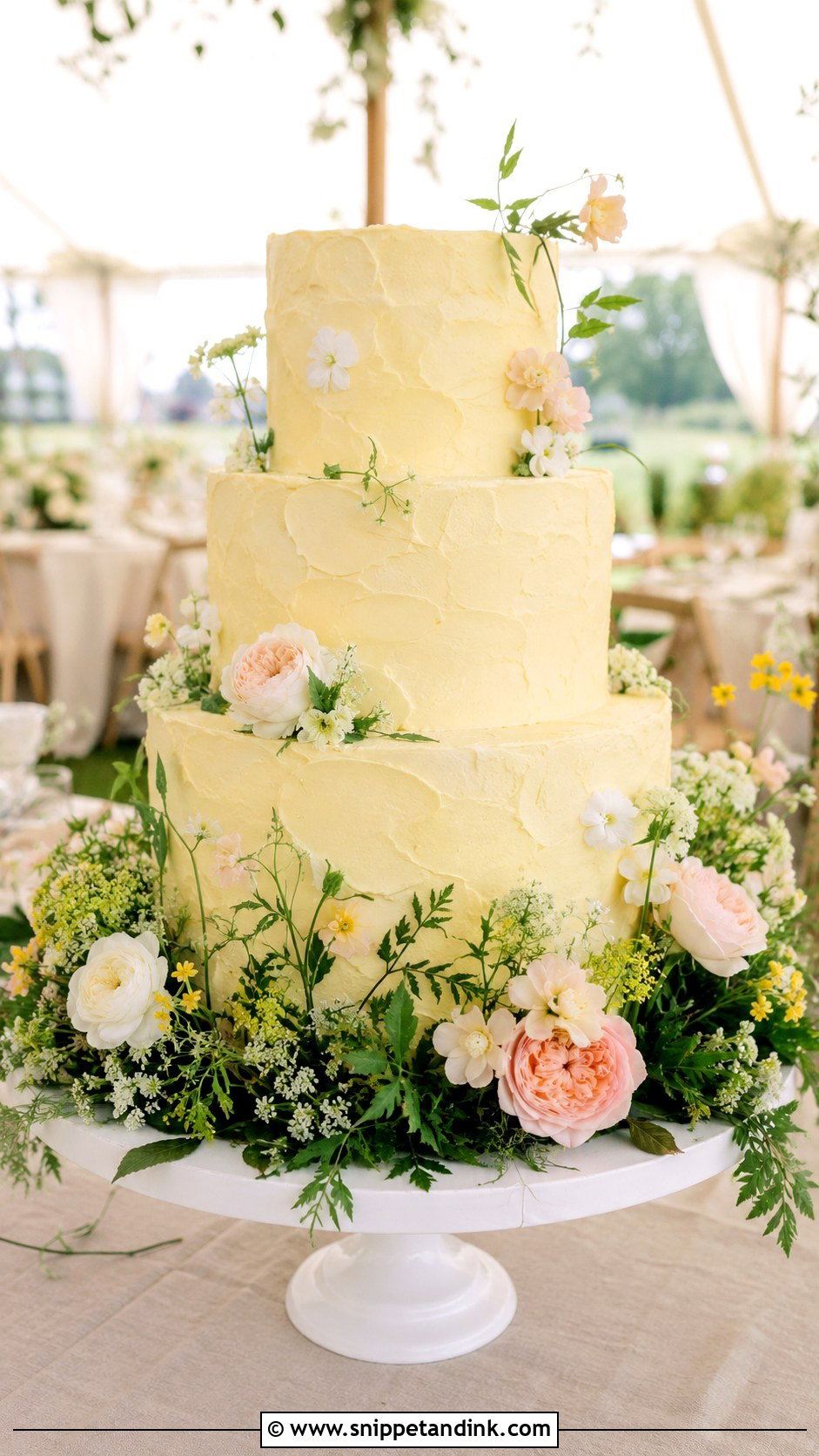 Couture Garden Wedding Cake - Snippet and Ink - 20 Couture Cakes for Wedding