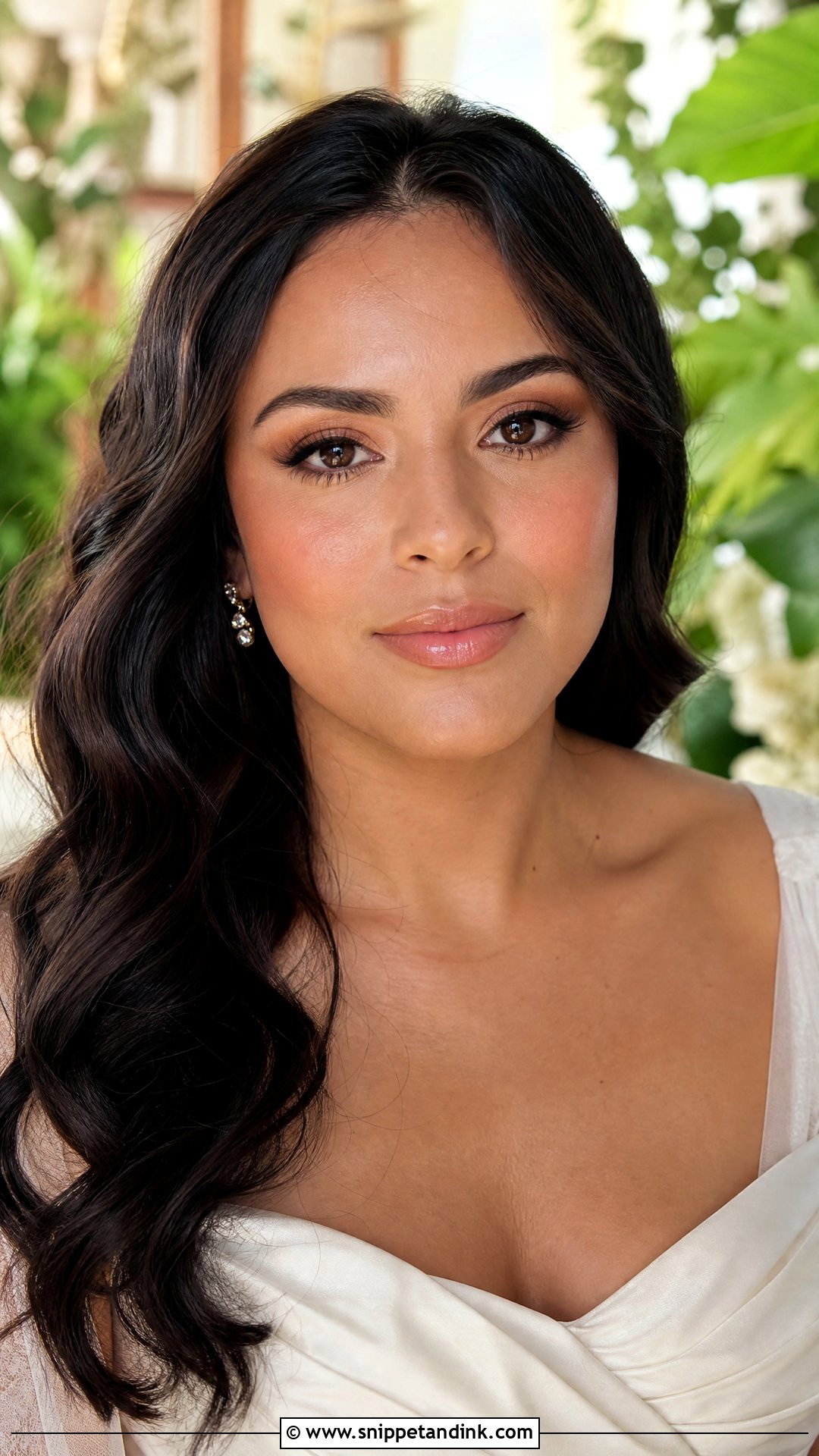 Cream Blush Bridal Makeup Look - Snippet and Ink - 25 No Makeup Bridal Look Ideas