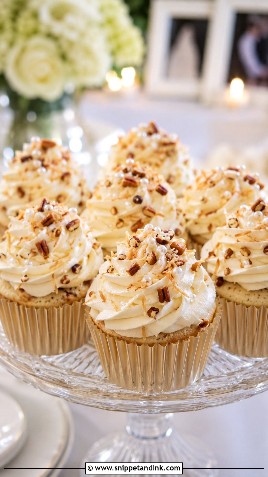 Cream Cheese Frosting Italian Wedding Cake Cupcakes - Snippet and Ink - 20 Italian Wedding Cake Cupcake Ideas