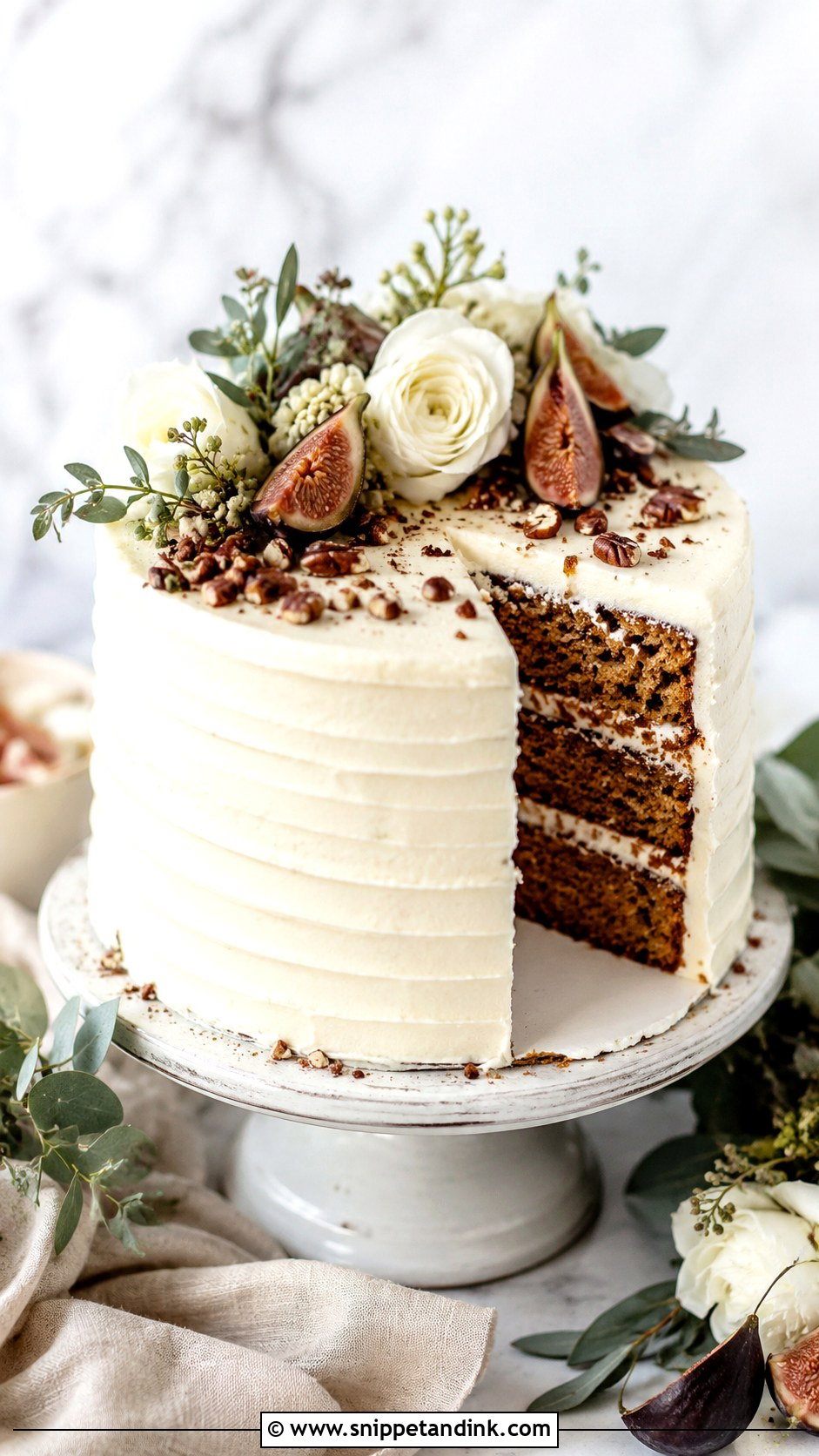 Cream Cheese Frosting Wedding Cake - Snippet and Ink - 20 Non Fondant Wedding Cakes