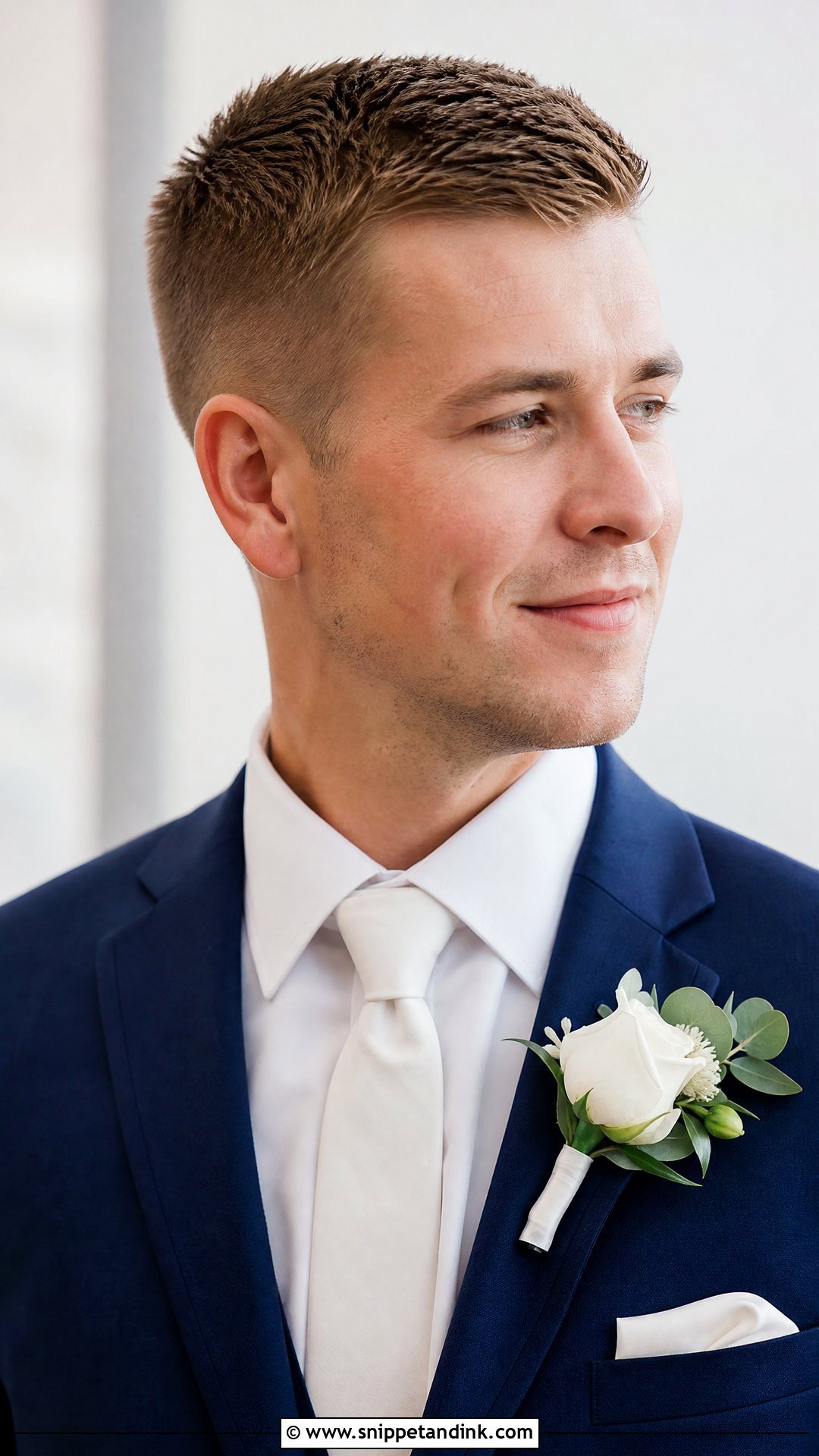 Crew Cut Groom Wedding Hairstyle - Snippet and Ink - 15 Groom Wedding Hairstyle Men Ideas