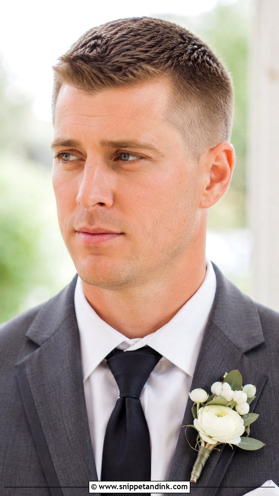 Crew Cut Wedding Hairstyle For Groom - Snippet and Ink - 15 Wedding Hairstyles for Groom