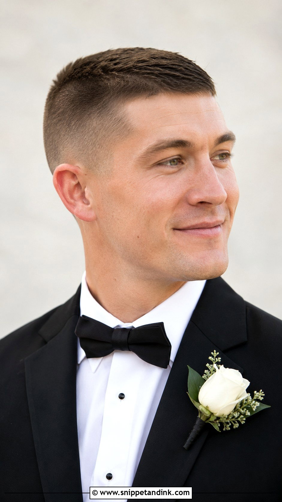 Crew Cut for Grooms - Snippet and Ink - 25 Groom Hairstyle Men Ideas