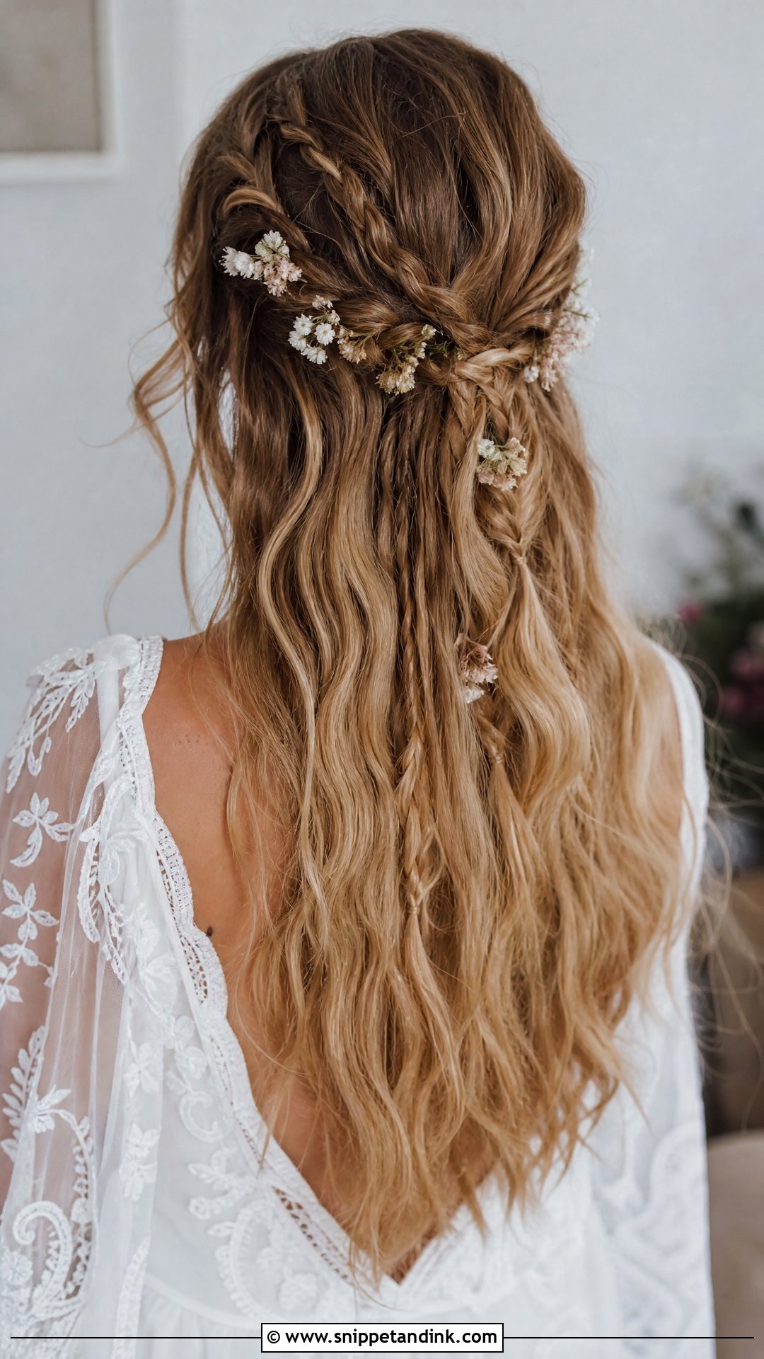 Crimped Boho Wedding Hair - Snippet and Ink - 15 Crimped Wedding Hairstyles