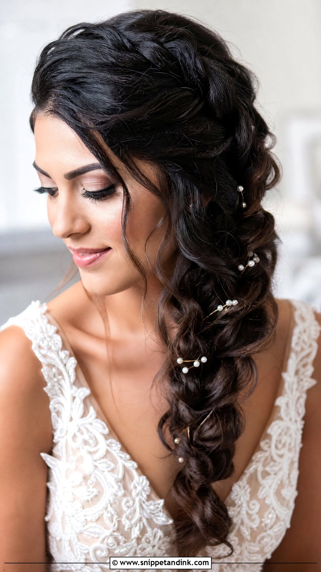 Crimped Braided Wedding Hair - Snippet and Ink - 15 Crimped Wedding Hairstyles