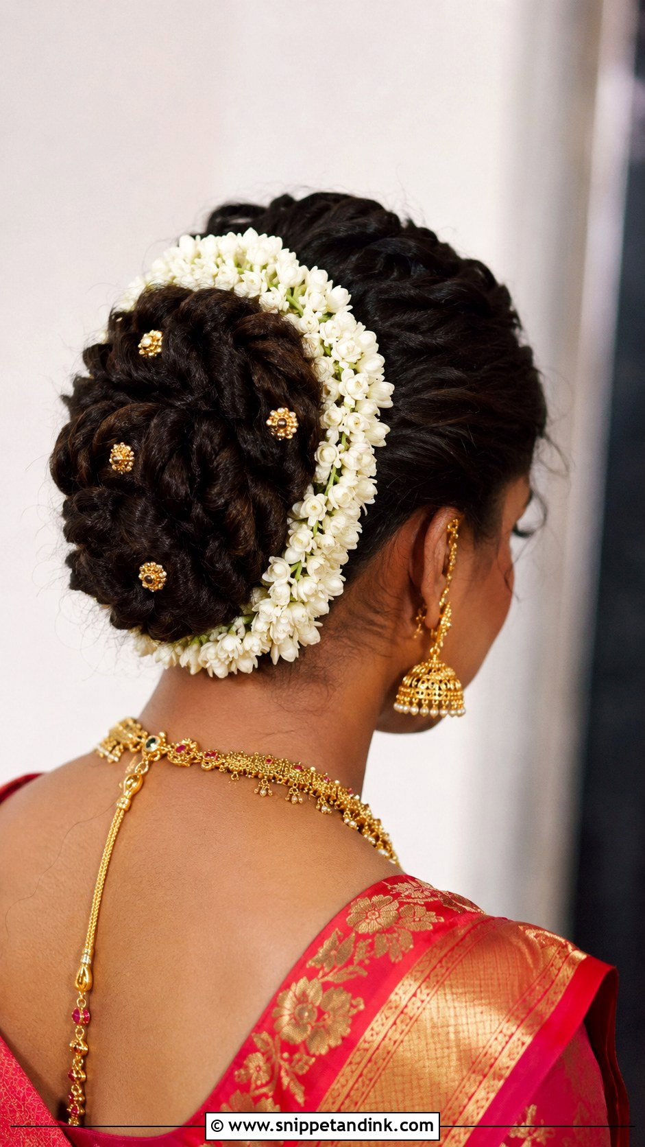 Crimped Bun for Indian Bride - Snippet and Ink - 20 Crimping Hairstyles Indian Wedding
