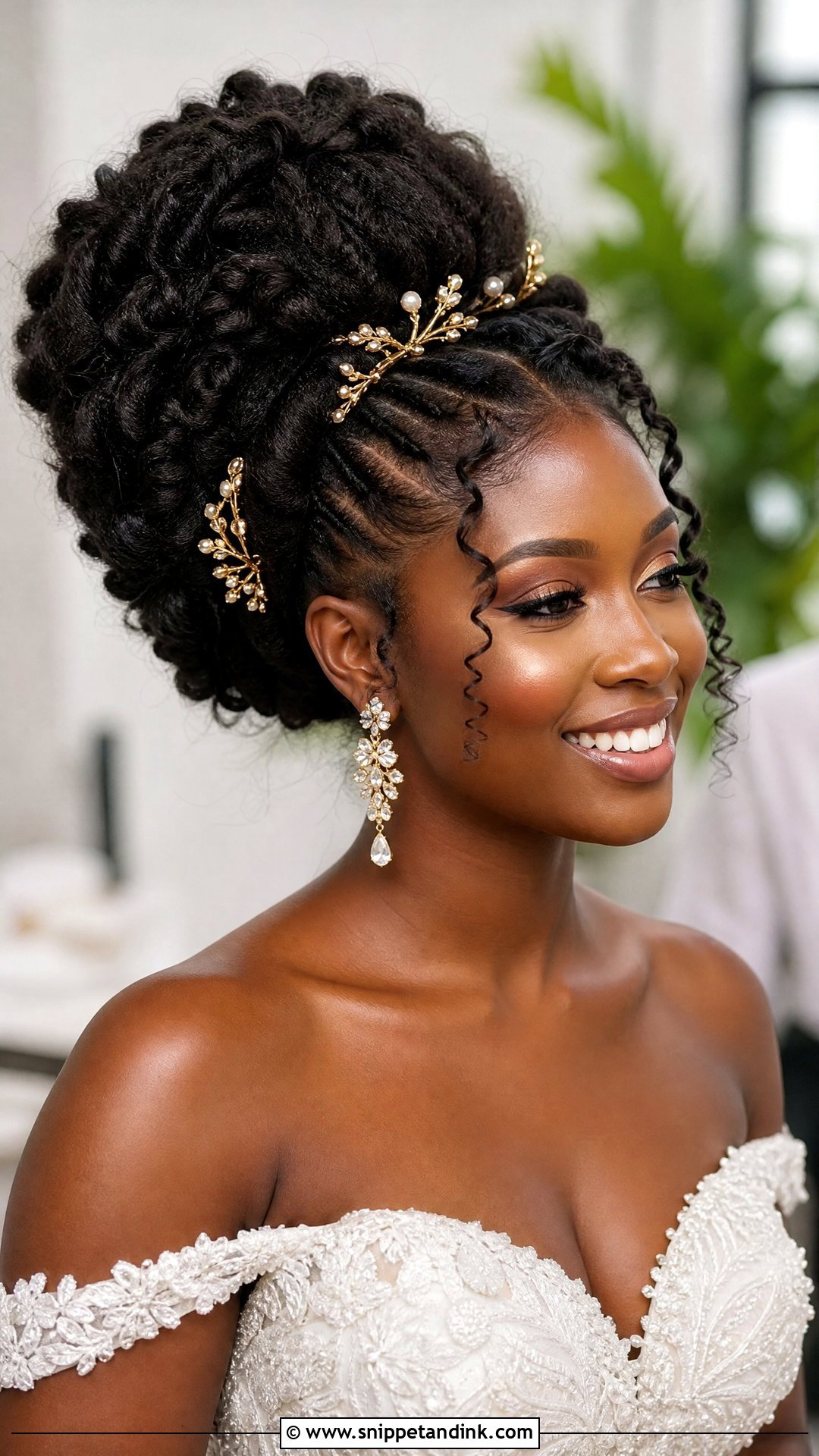 Crimped Wedding Hair For Black Brides - Snippet and Ink - 20 Crimped Wedding Hair Ideas
