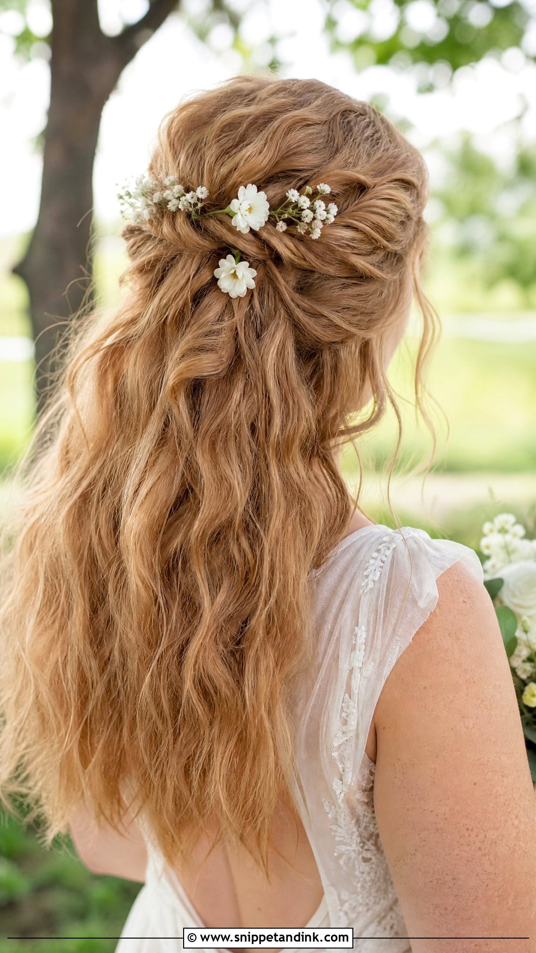 Crimped Wedding Hair With Flowers - Snippet and Ink - 15 Crimped Wedding Hairstyles