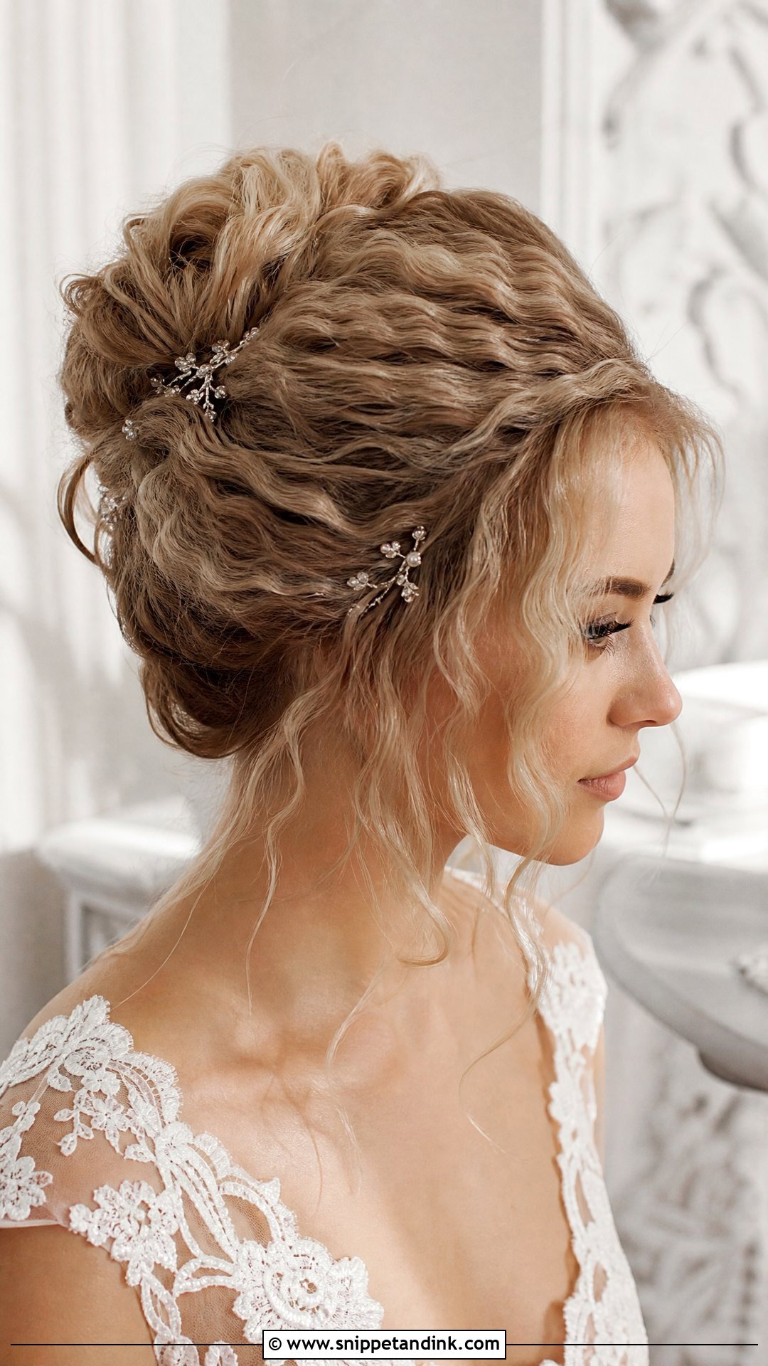 Crimped Wedding Updo - Snippet and Ink - 15 Crimped Wedding Hairstyles