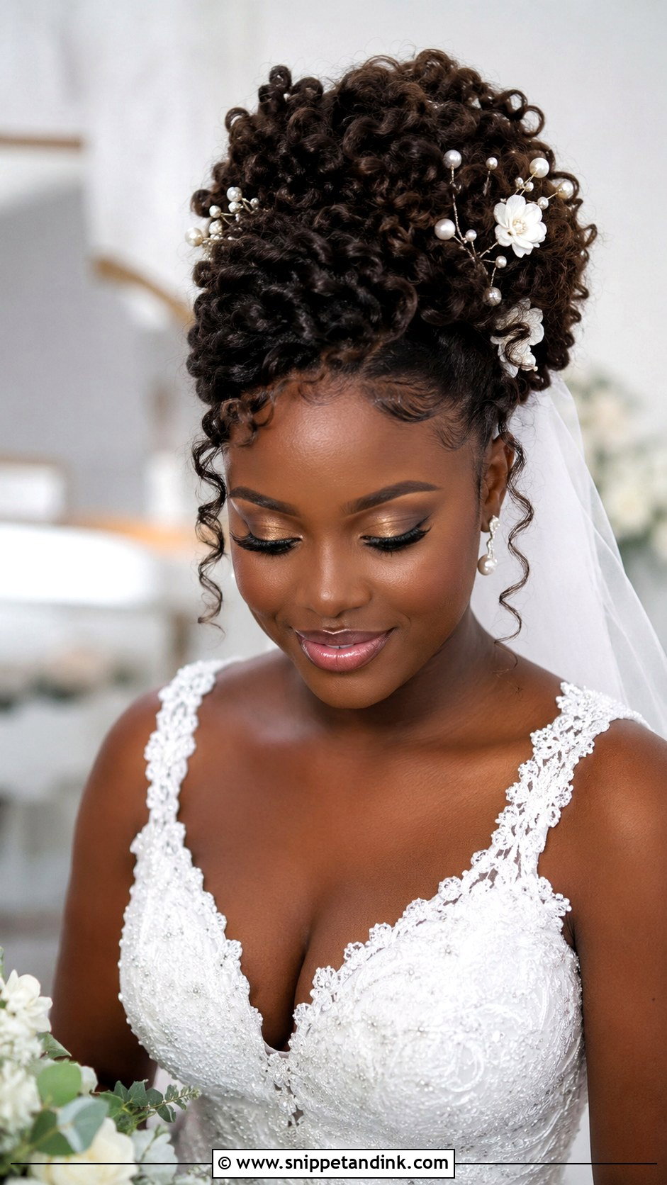 Crochet Braids Wedding Updo - Snippet and Ink - 25 Bridal Hairstyles Black Women