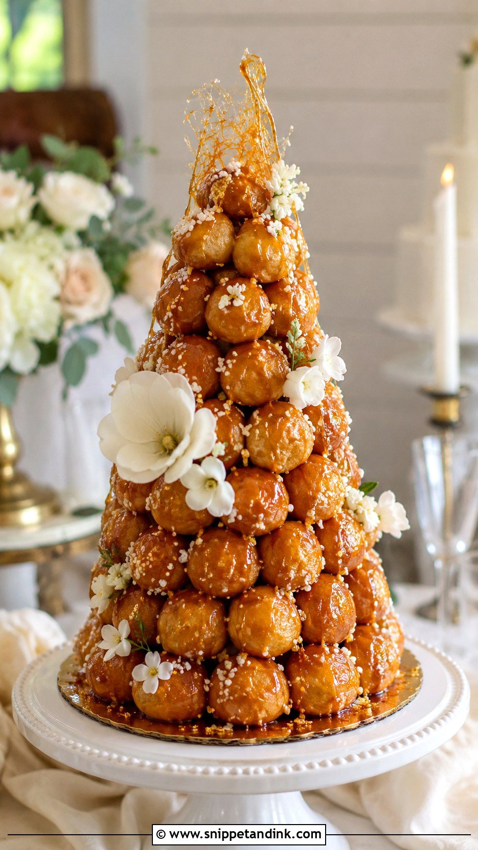 Croquembouche Wedding Cake - Snippet and Ink - 30 Novelty Wedding Cakes