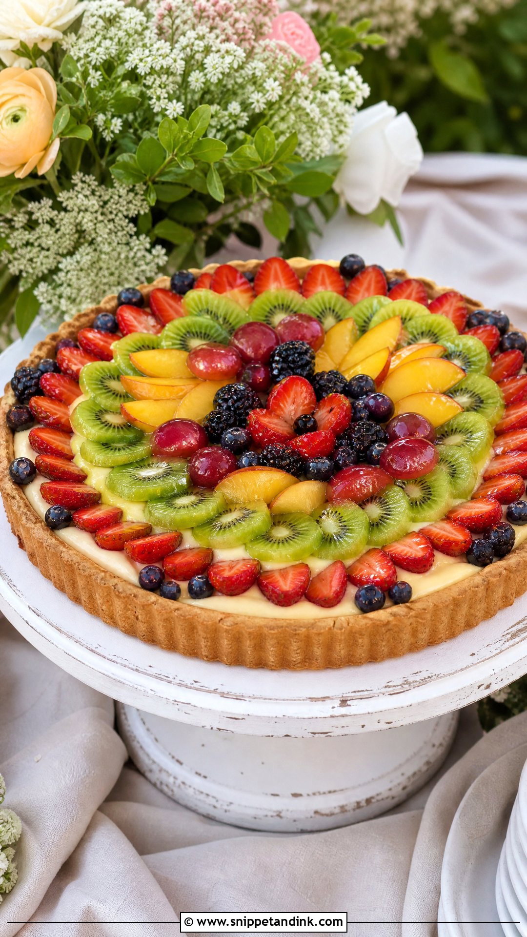 Crostata Di Frutta Wedding Cake - Snippet and Ink - 25 Italian Wedding Cakes