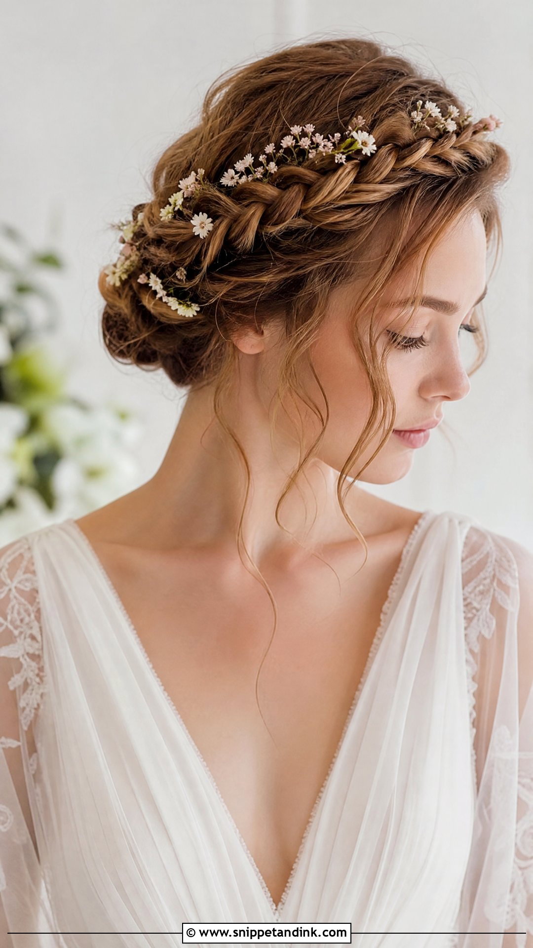 Crown Braid - Snippet and Ink - 20 Timeless Wedding Hair Ideas