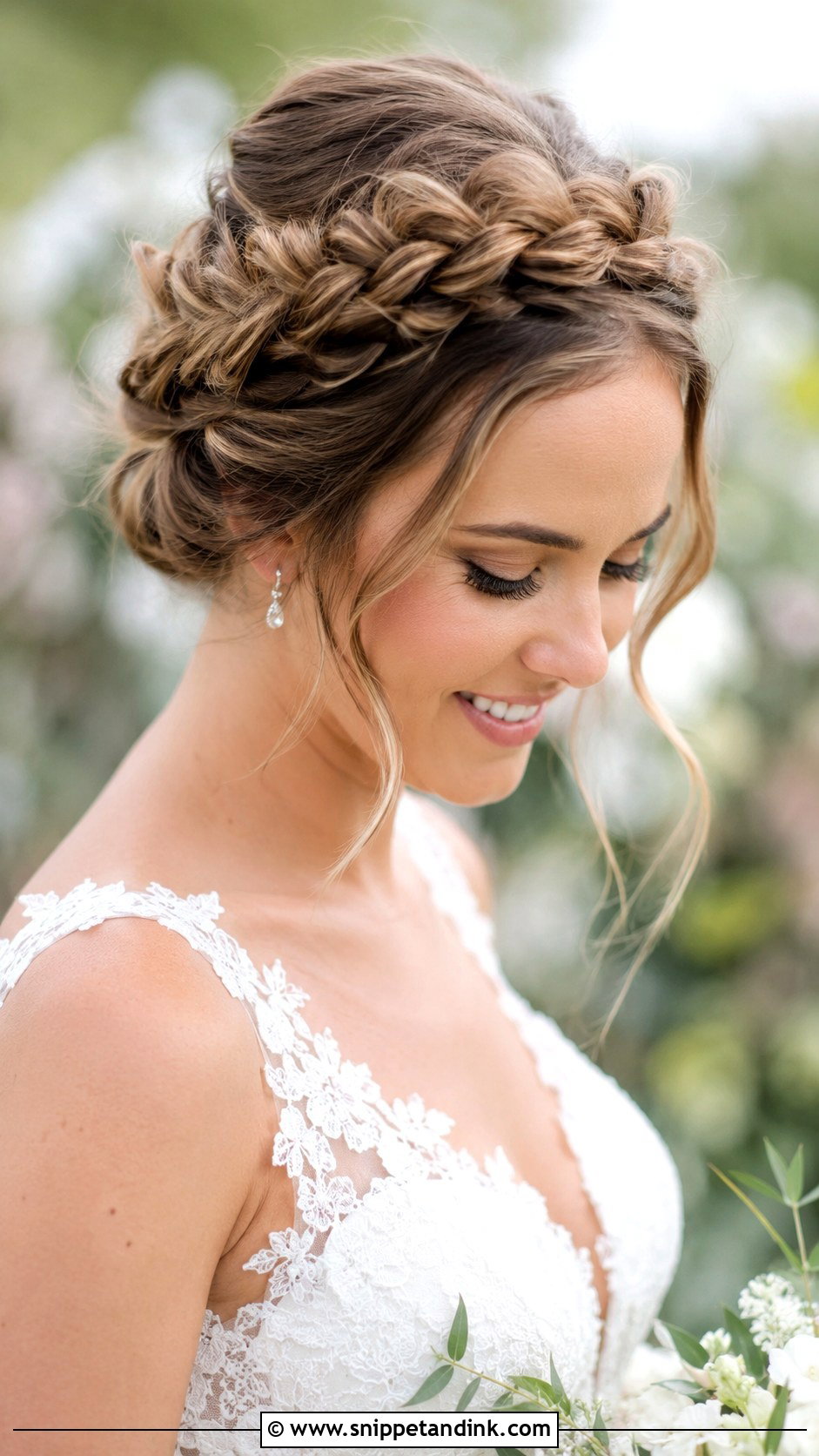 Crown Braid - Snippet and Ink - 25 Brides Hair