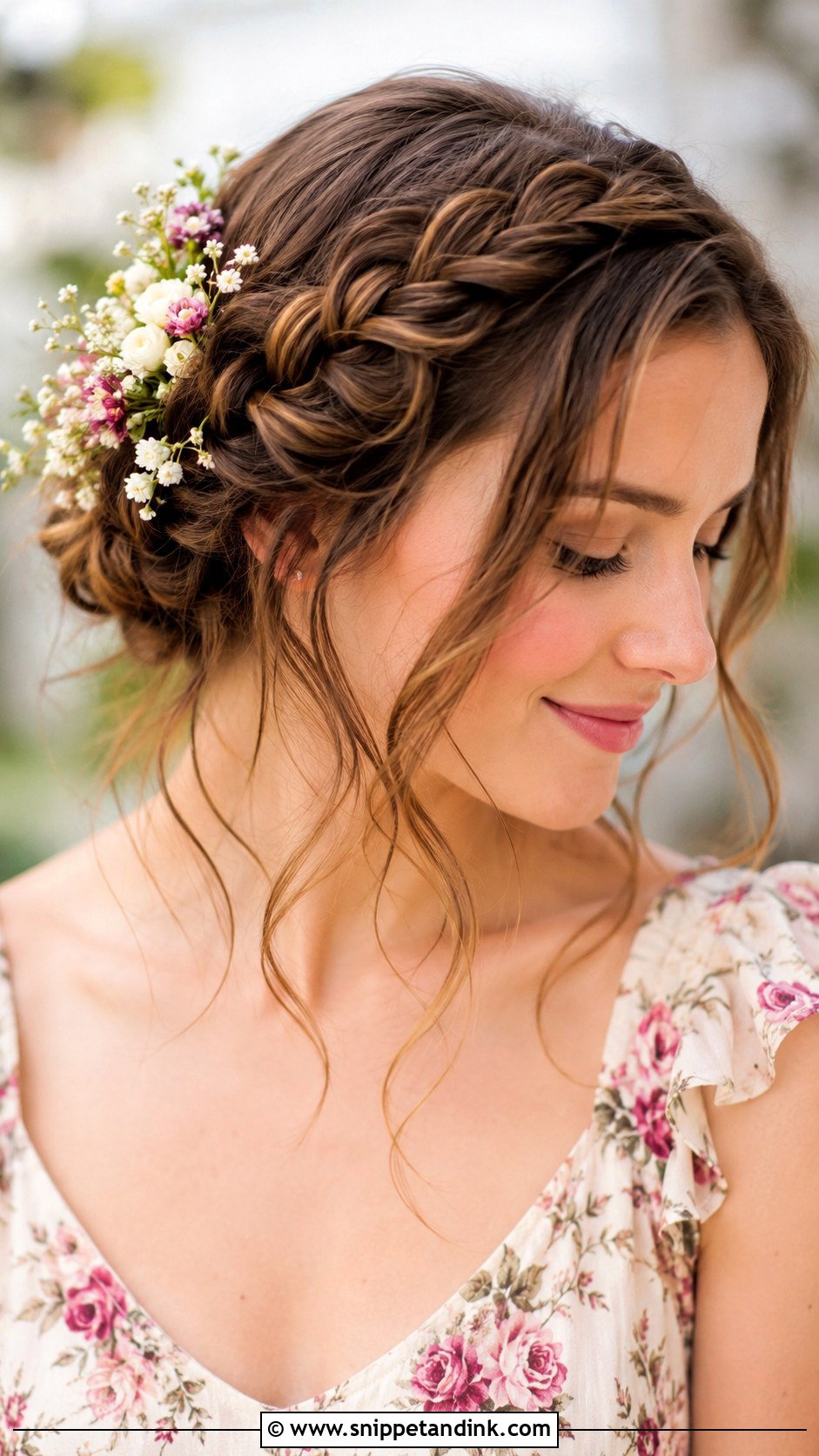 Crown Braid - Snippet and Ink - 30 Hairstyle for Engagement Ideas