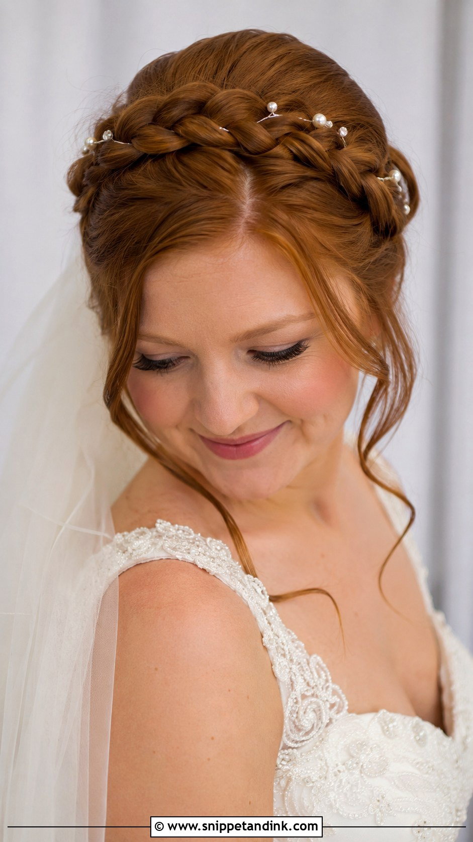 Crown Braid Bridal Hair - Snippet and Ink - 20 Bridal Hair with Braids
