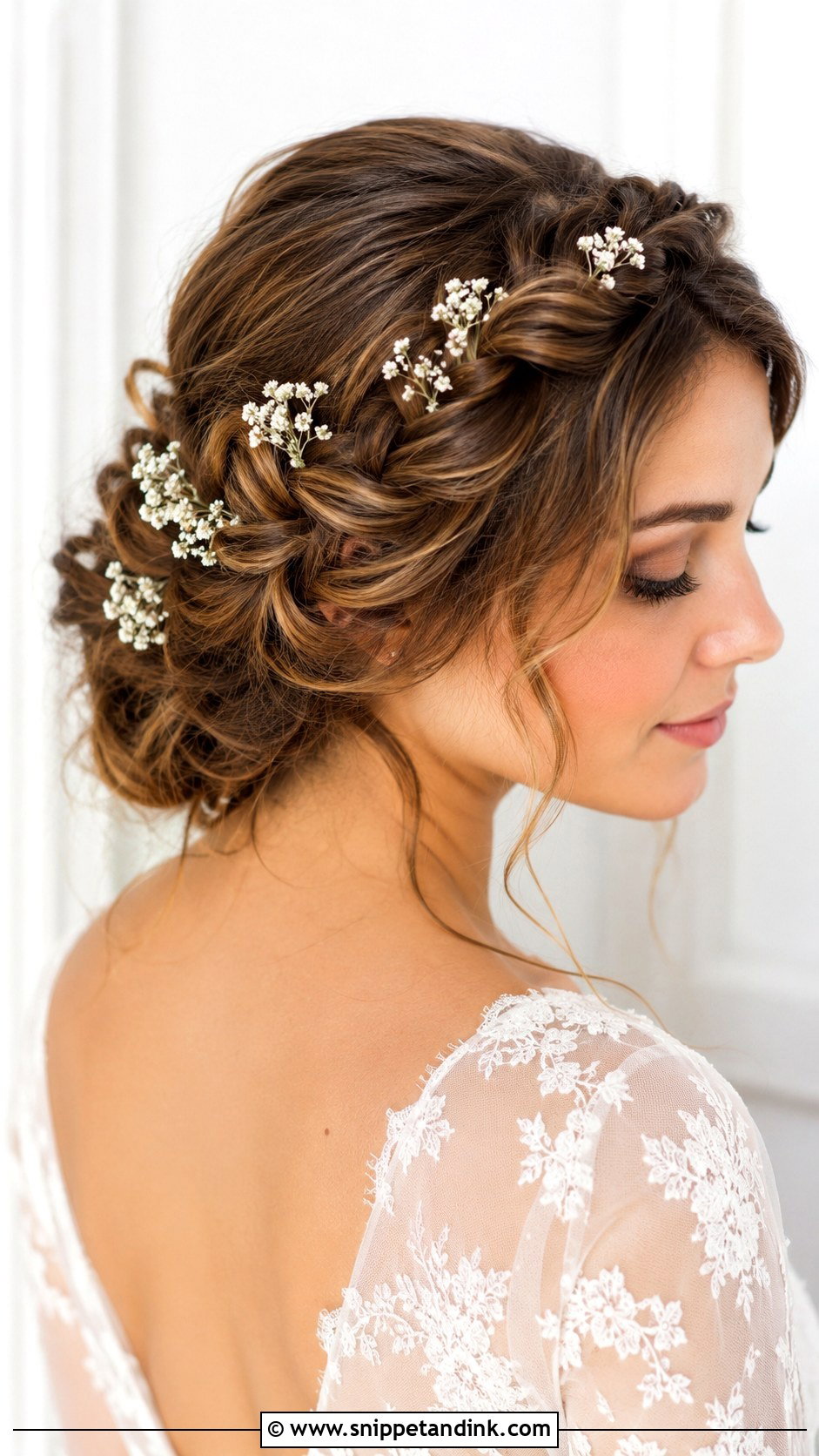 Crown Braid Bridal Hairstyle - Snippet and Ink - 15 Latest Bridal Hairstyles Brides