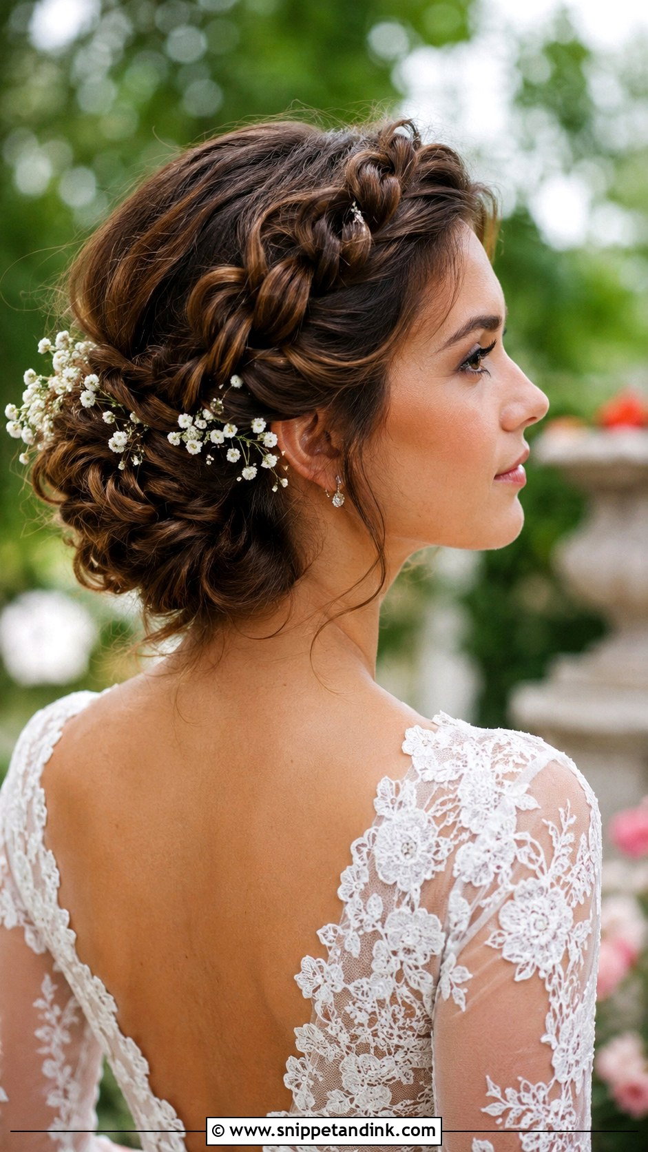 Crown Braid Bridal Hairstyle - Snippet and Ink - 15 Hair Styles for a Bride