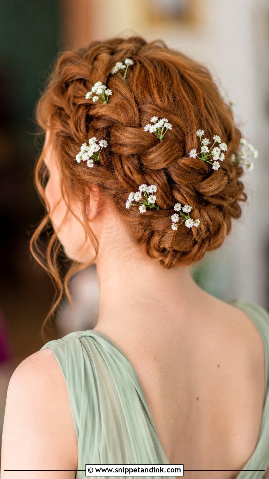 Crown Braid Bridesmaid Hairstyle - Snippet and Ink - 20 Bridesmaid Hairstyles with Braids