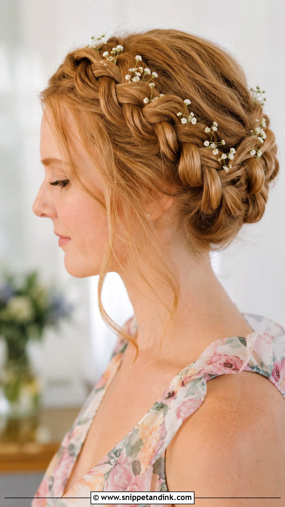 Crown Braid Bridesmaid Hairstyle - Snippet and Ink - 20 Cute Wedding Hairstyles Bridesmaid