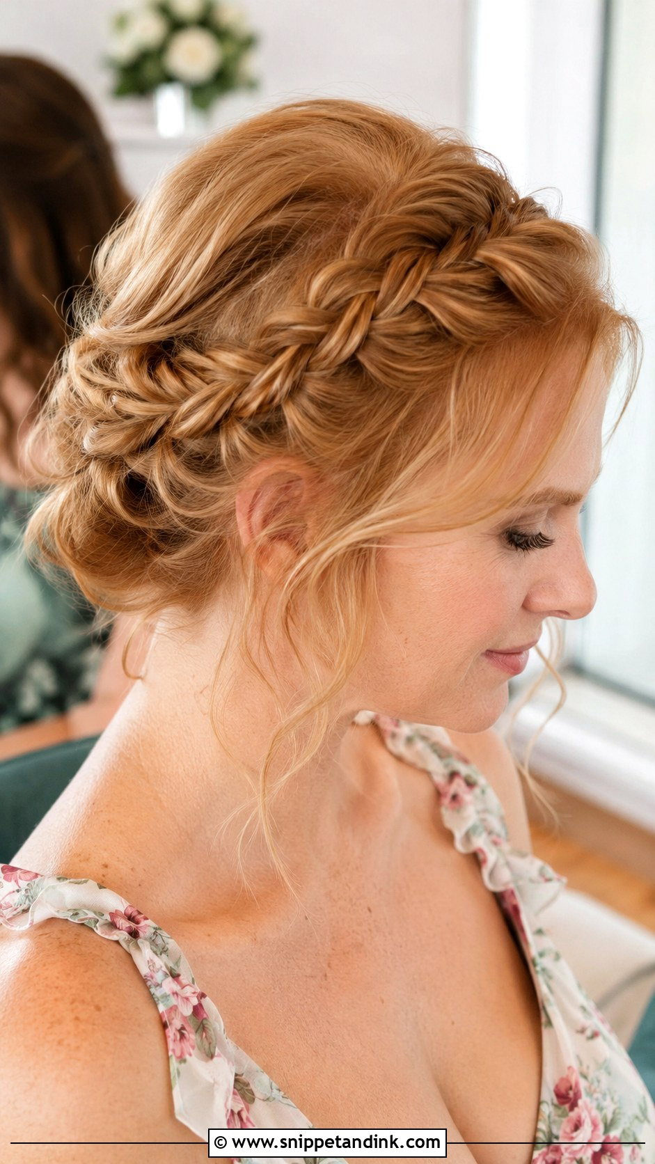 Crown Braid Bridesmaid Hairstyle For Thinning Hair - Snippet and Ink - 20 Bridesmaid Hairstyles Thinning Hair