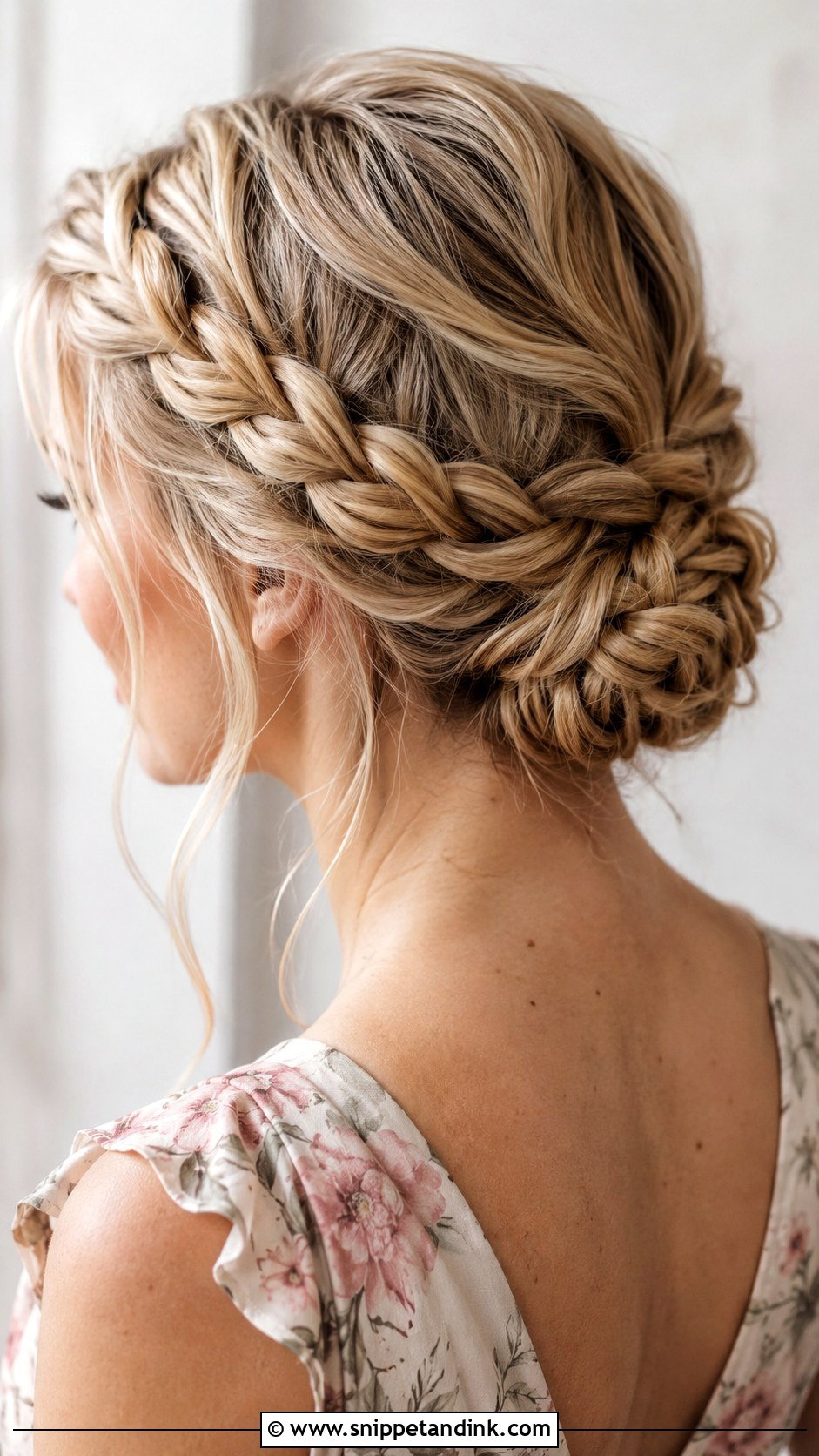 Crown Braid Bridesmaid Updo - Snippet and Ink - 20 Updos Bridesmaid Hair