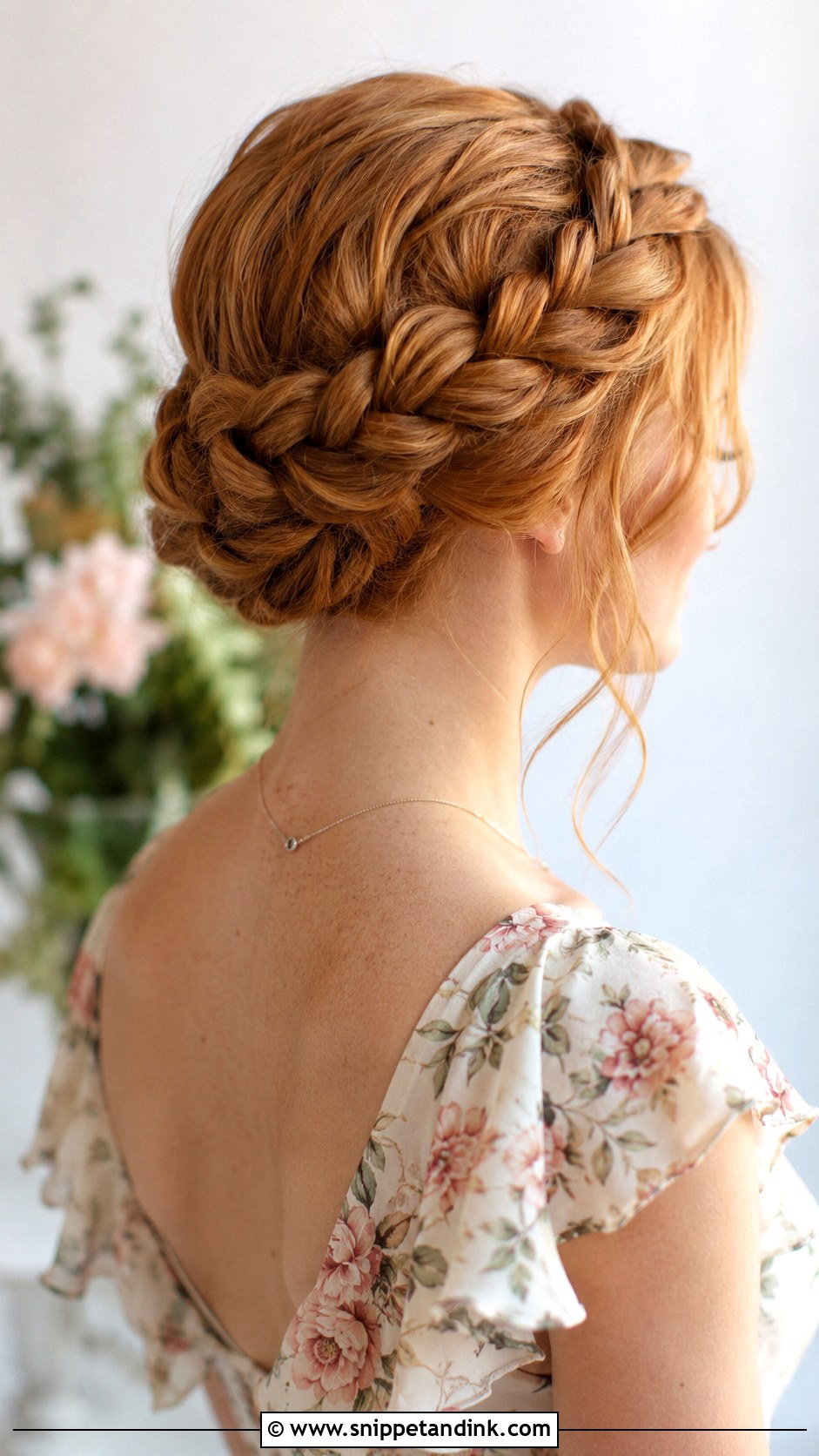 Crown Braid Bridesmaid Updo For Long Hair - Snippet and Ink - 20 Bridesmaid Updo for Long Hair Ideas