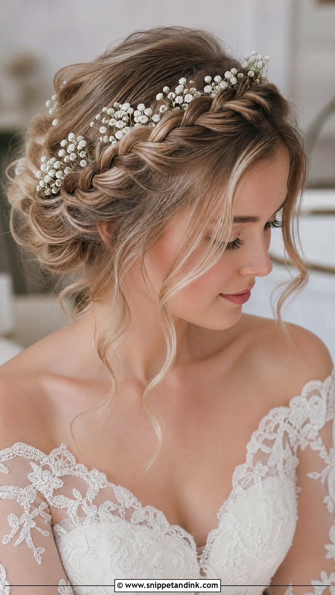 Crown Braid Engagement Hairstyle For Round Face - Snippet and Ink - 15 Engagement Hairstyles for Round Face