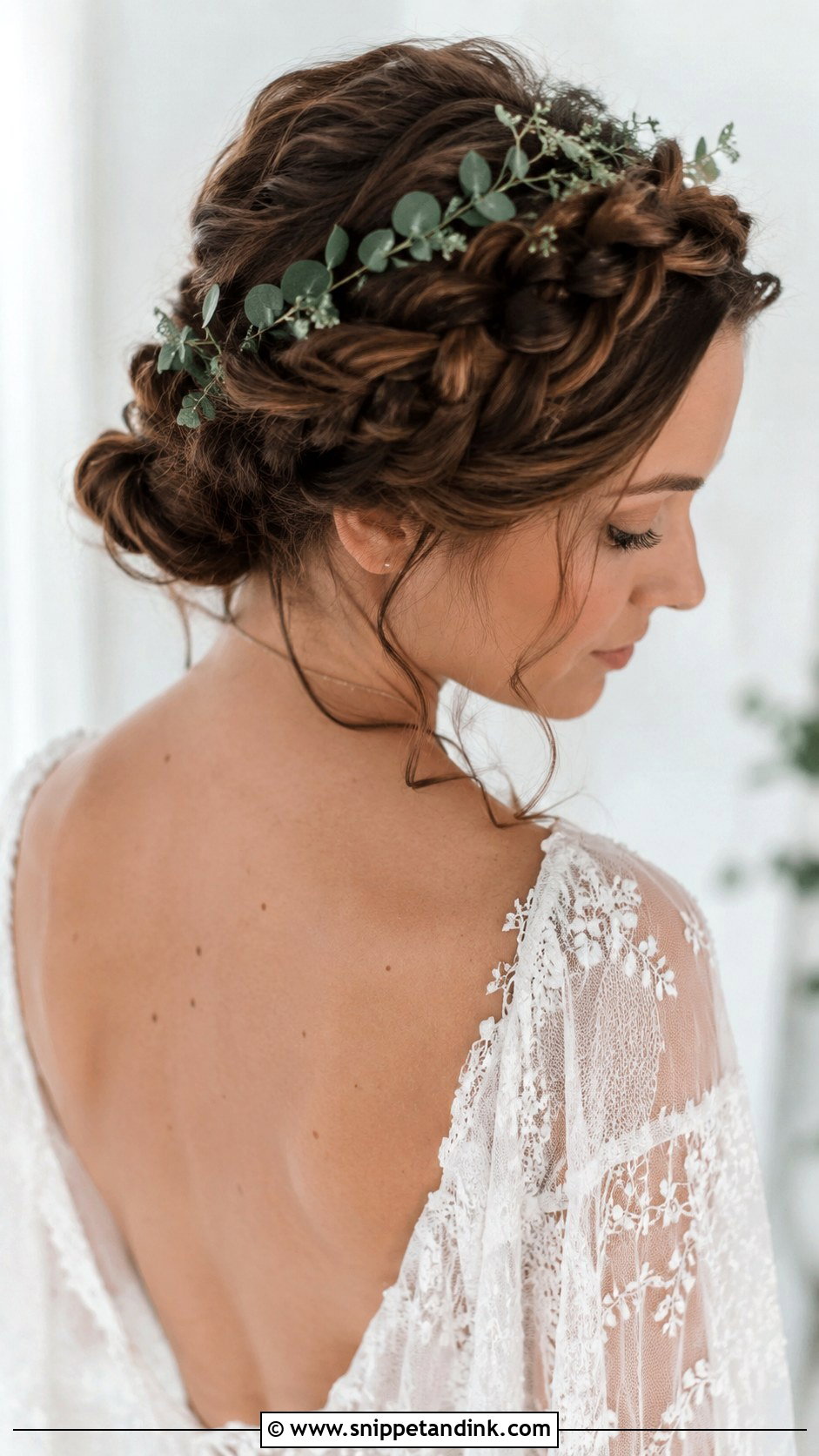 Crown Braid Updo - Snippet and Ink - 20 Wedding Day Hairstyles for Bride