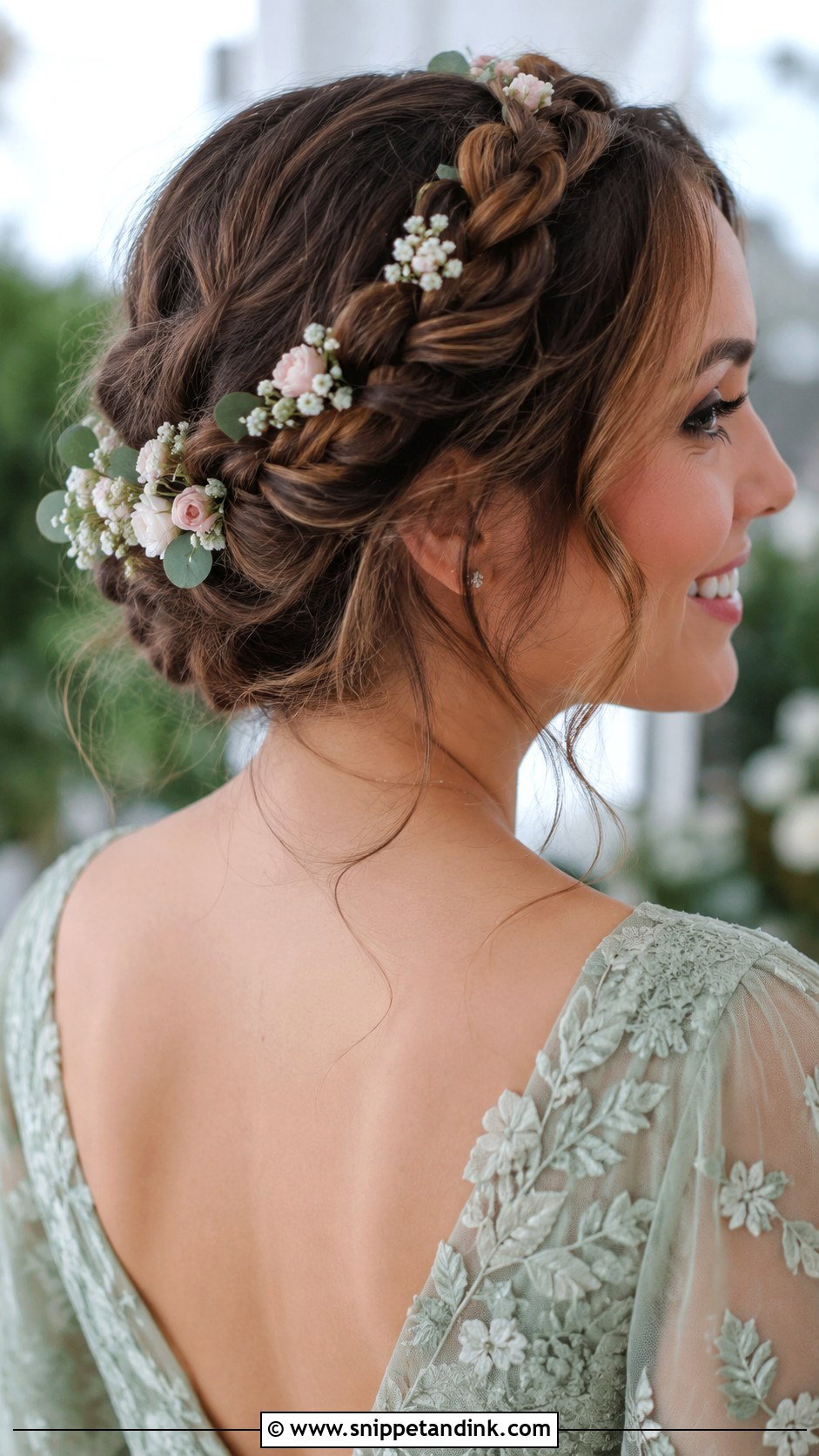 Crown Braid Updo - Snippet and Ink - 25 Mother of the Bride Hair Updo Ideas