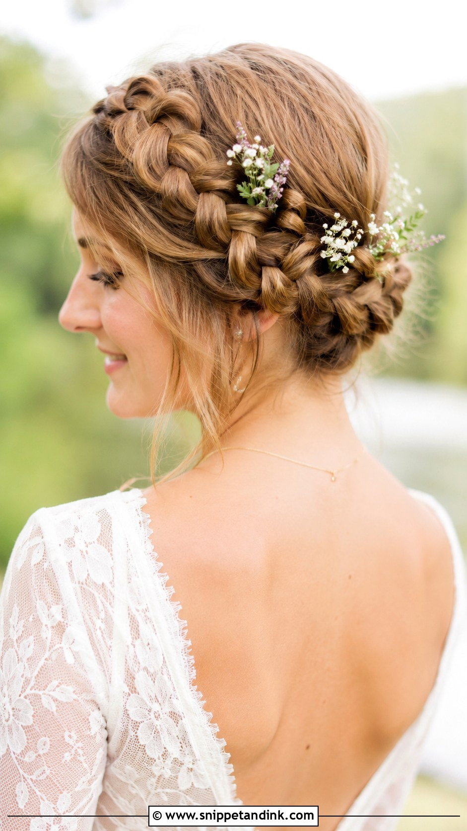 Crown Braid Updo - Snippet and Ink - 30 Hairstyles for Marriage