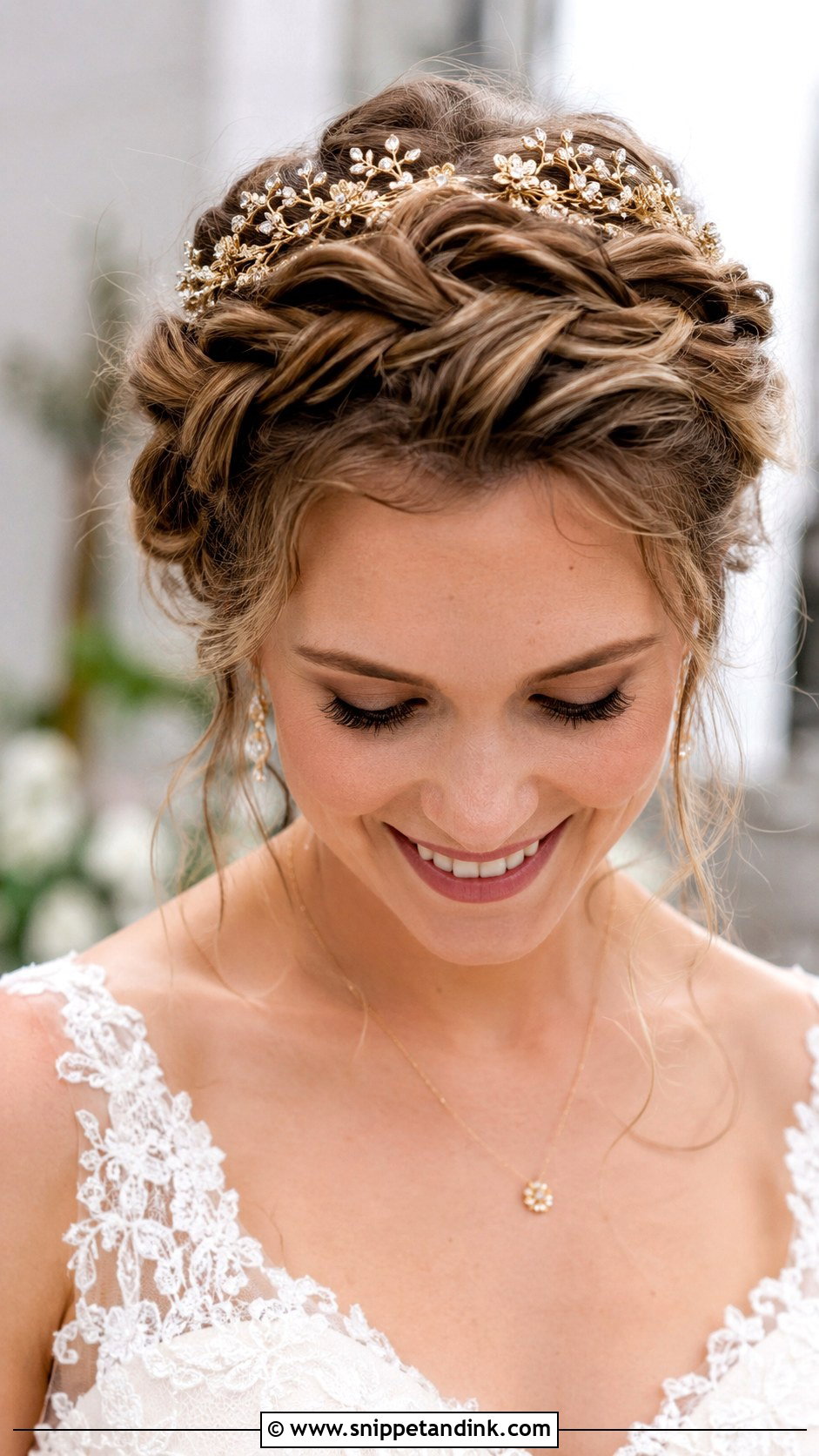 Crown Braid Updo - Snippet and Ink - 30 Wedding Hairstyles with Crown
