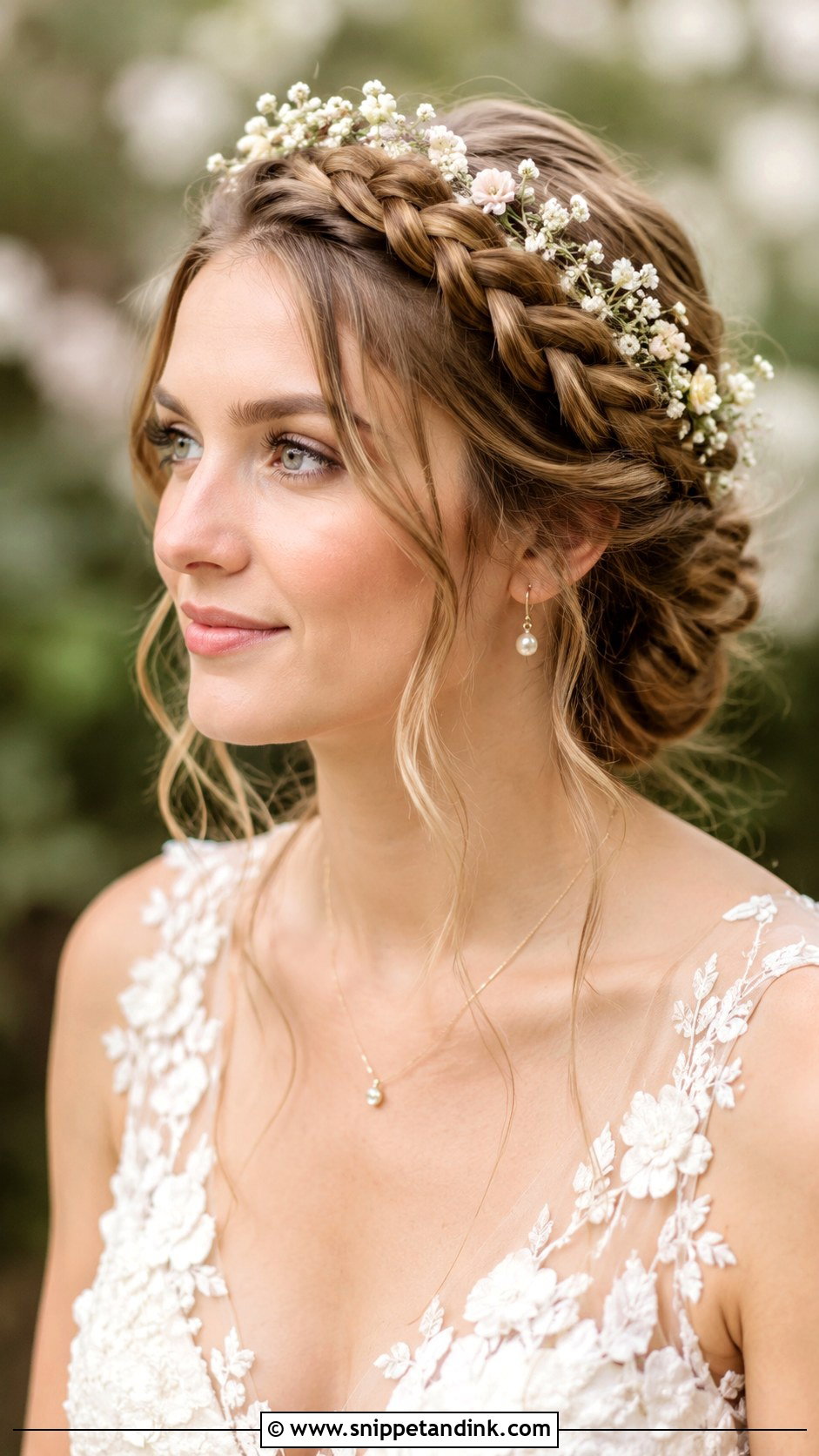 Crown Braid Updo - Snippet and Ink - 30 Wedding Updo Hairstyles