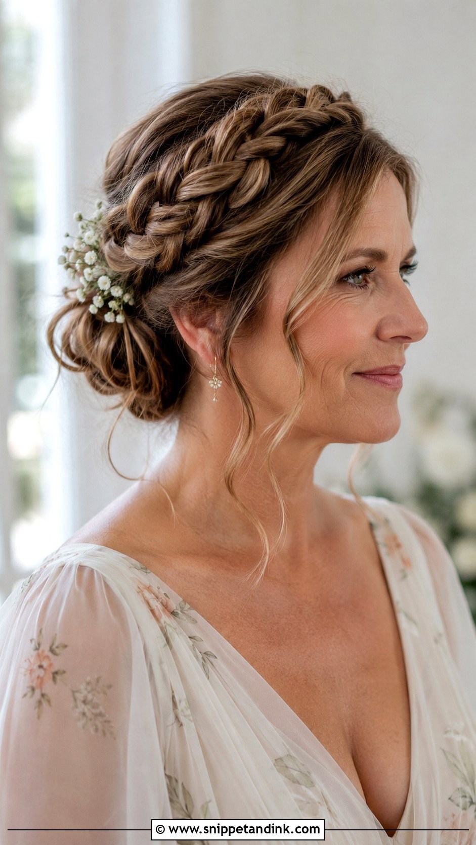 Crown Braid Updo - Snippet and Ink - 20 Mother of the Bride Hairstyle Ideas