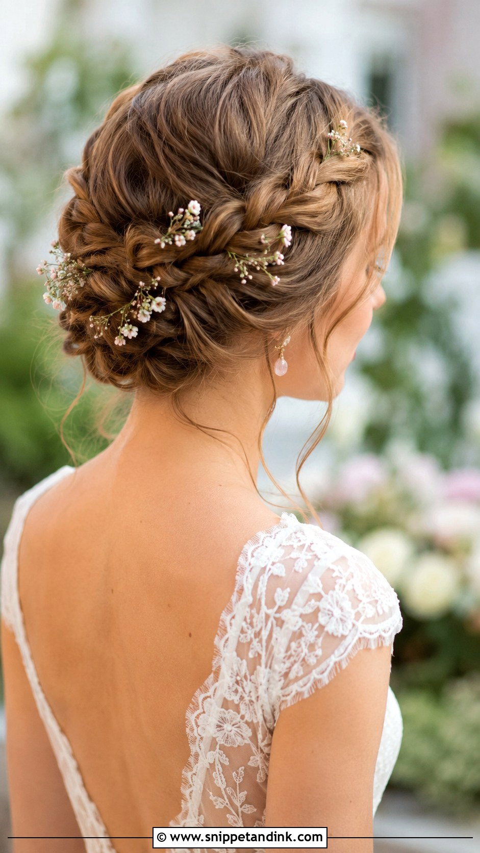 Crown Braid Updo Wedding Hairstyle - Snippet and Ink - 30 Bride Wedding Hairstyles