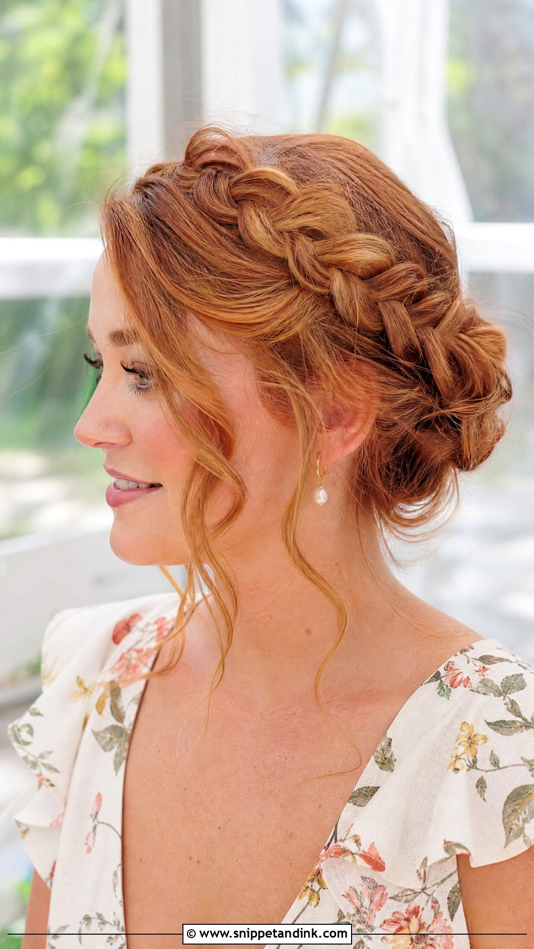 Crown Braid Wedding Guest Hair - Snippet and Ink - 15 Casual Wedding Guest Hair Ideas