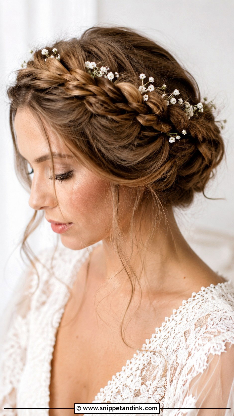 Crown Braid Wedding Hair Tutorial - Snippet and Ink - 15 Hair Tutorial for Wedding Ideas