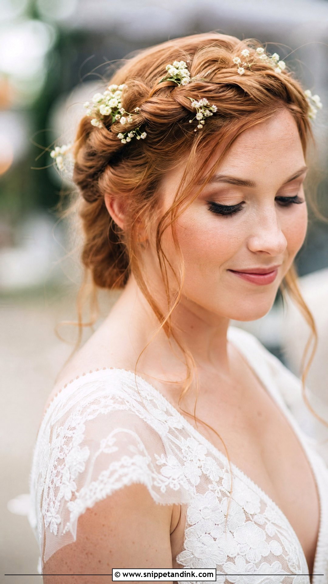 Crown Braid Wedding Hairstyle - Snippet and Ink - 30 Easy Wedding Hairstyles Do It Yourself