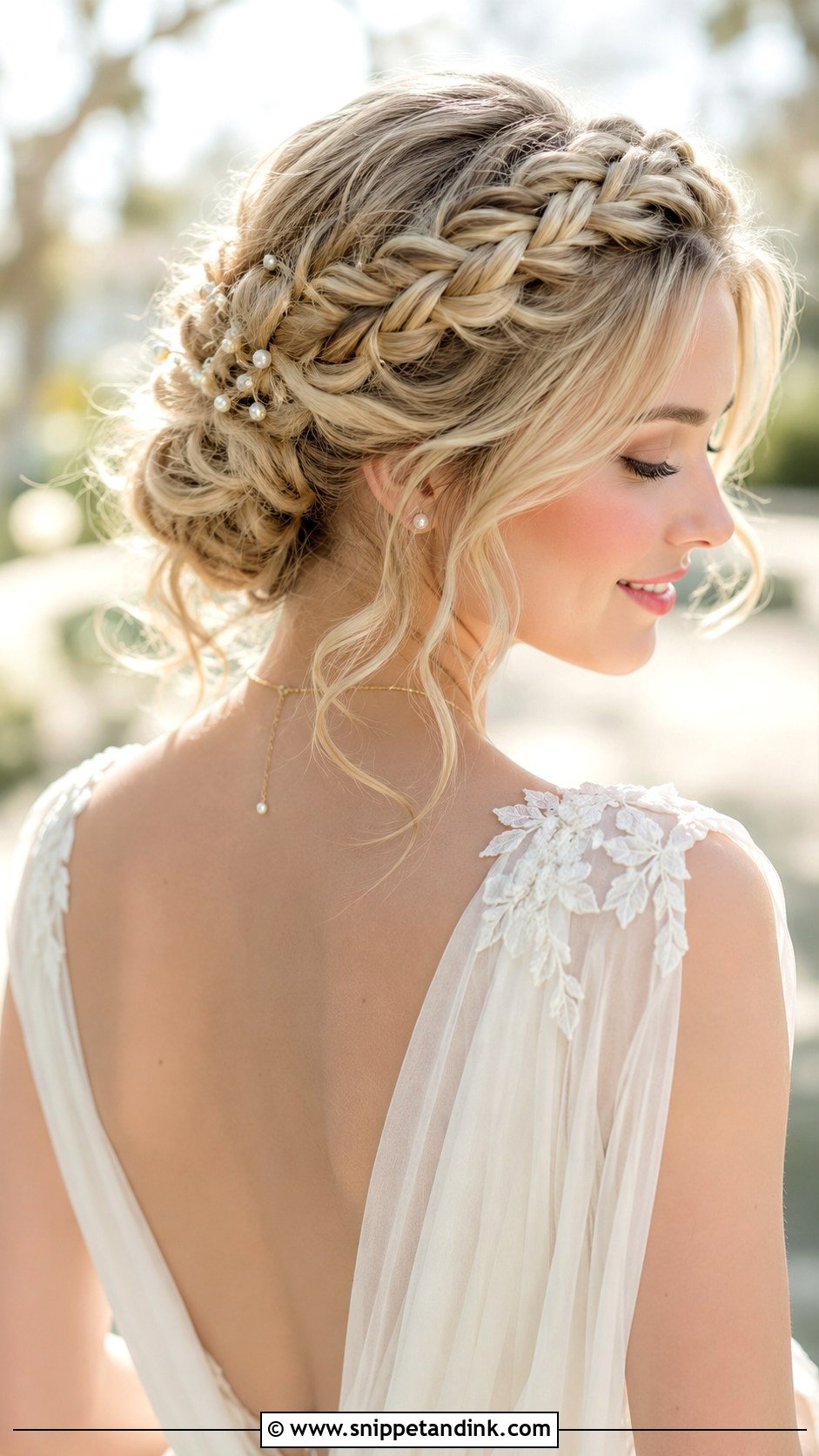 Crown Braid Wedding Hairstyle - Snippet and Ink - 15 Stylish Hairstyles for Wedding